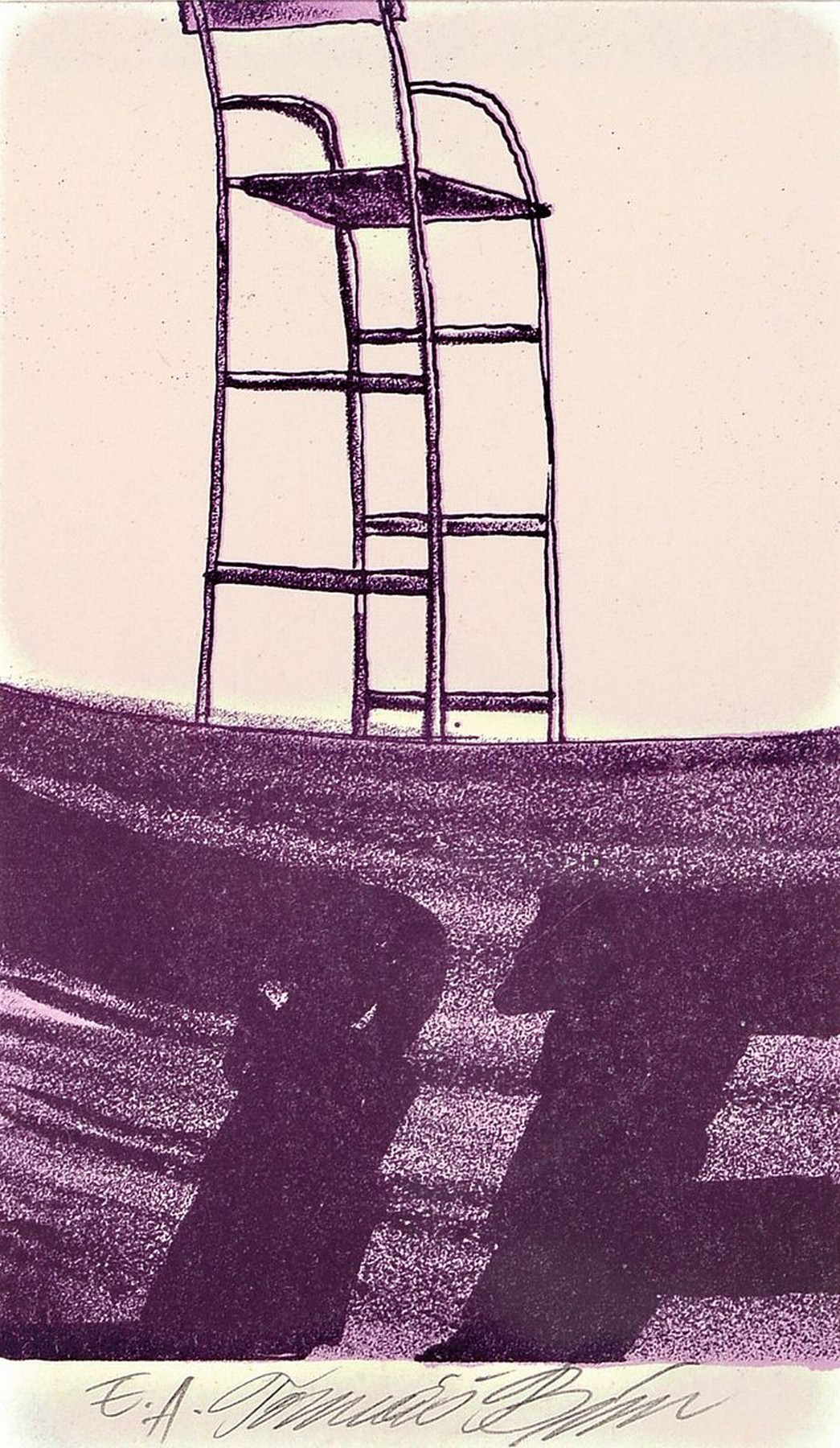 Tomas Bim, geb. 1946, zeitgen. Prager Künstler, Hier: Konvolut aus 2 Farblithografien, je handsign., num., unter Glas gerahmt, ca. 30x23cm, 27x21 cm