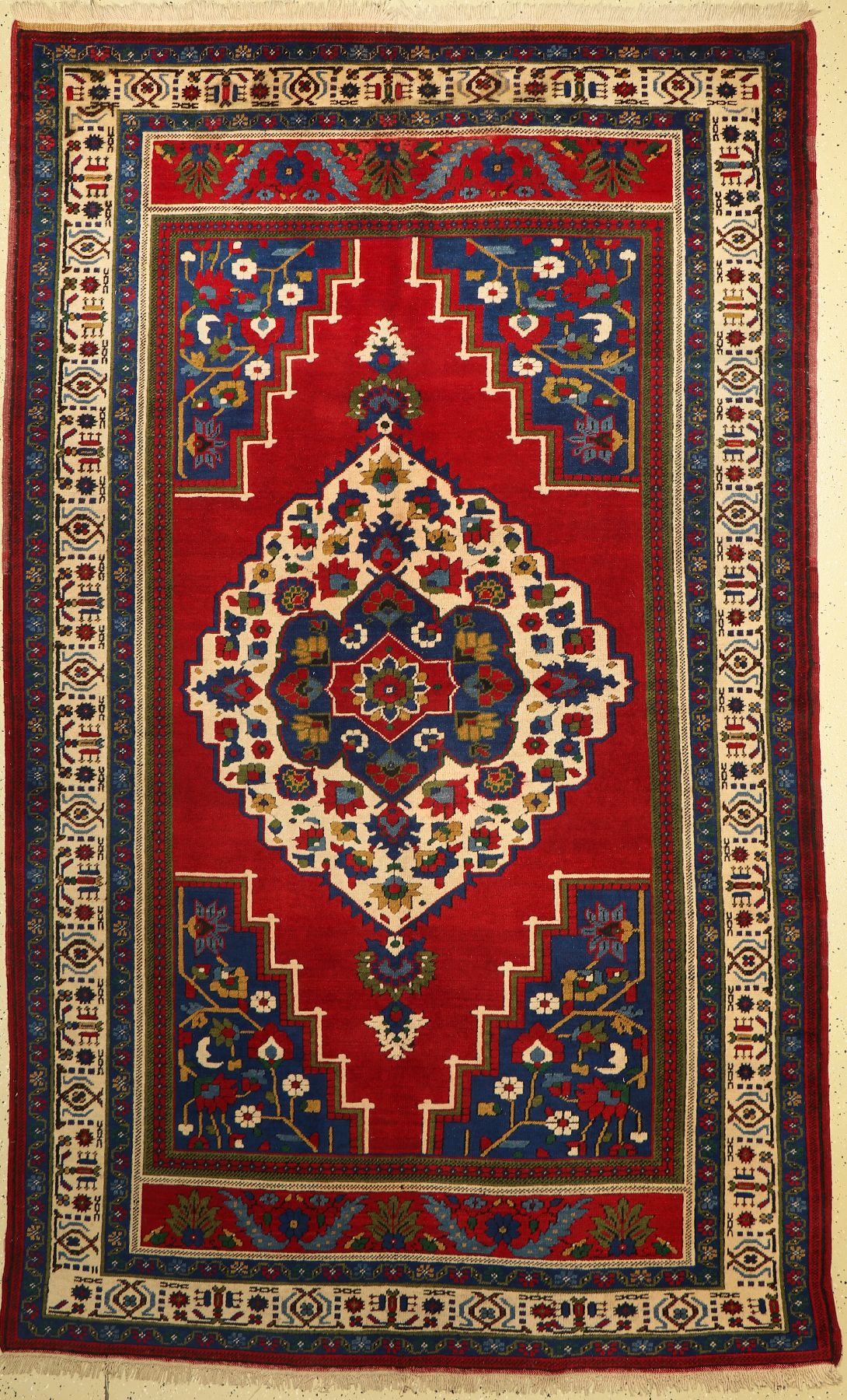Taspinar alt, Türkei, ca. 60 Jahre, Wolle auf Wolle, ca. 290 x 180 cm, EHZ: 2-3