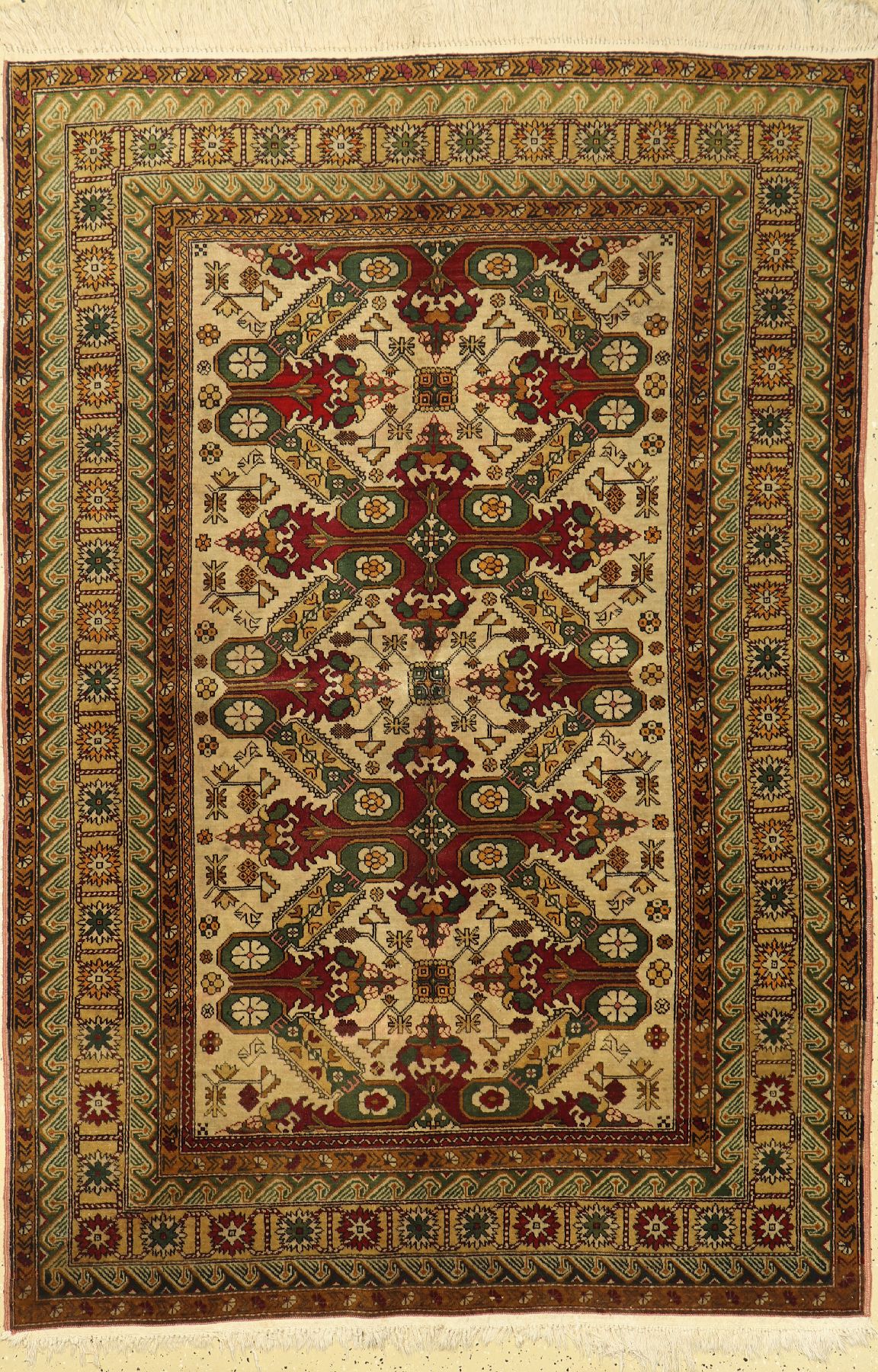 Kazak alt (Seychur), Kaukasus, ca. 50 Jahre, Wolle auf Baumwolle, ca. 198 x 138 cm, EHZ: 2