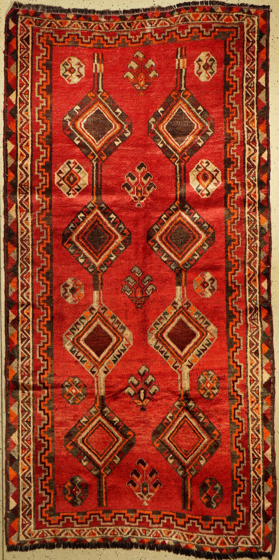 Luri Bachtiar, Persien, um 1940, Wolle auf Wolle, ca. 287 x 143 cm, EHZ: 2-3