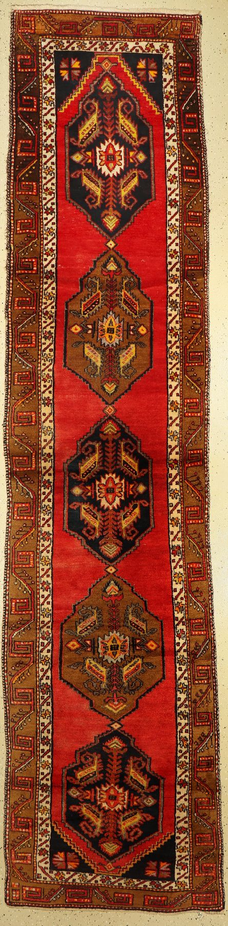 Kurt alt, Türkei, um 1950, Wolle auf Wolle,ca. 412 x 100 cm, EHZ: 3