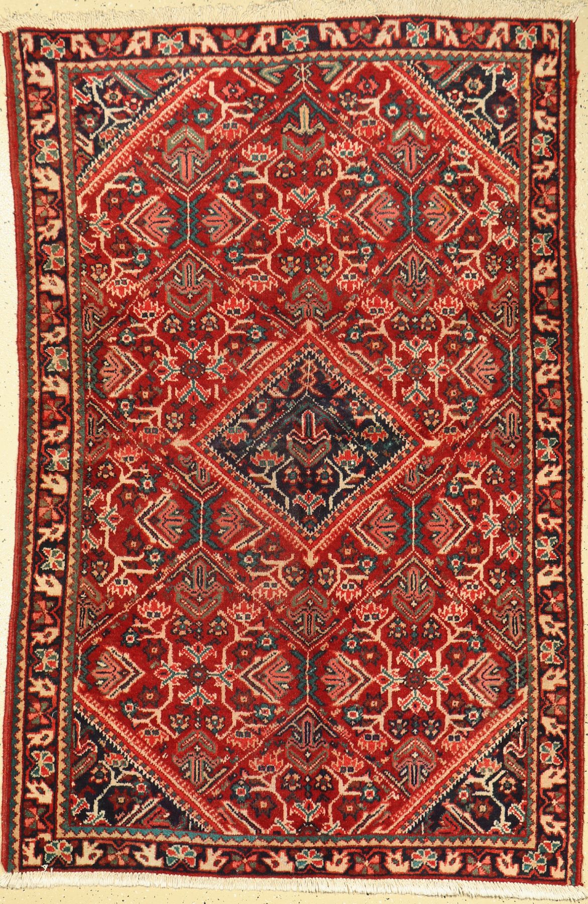 Sarogh Mahal alt, Persien, um 1940, Wolle auf Baumwolle, ca. 195 x 130 cm, EHZ: 3-4