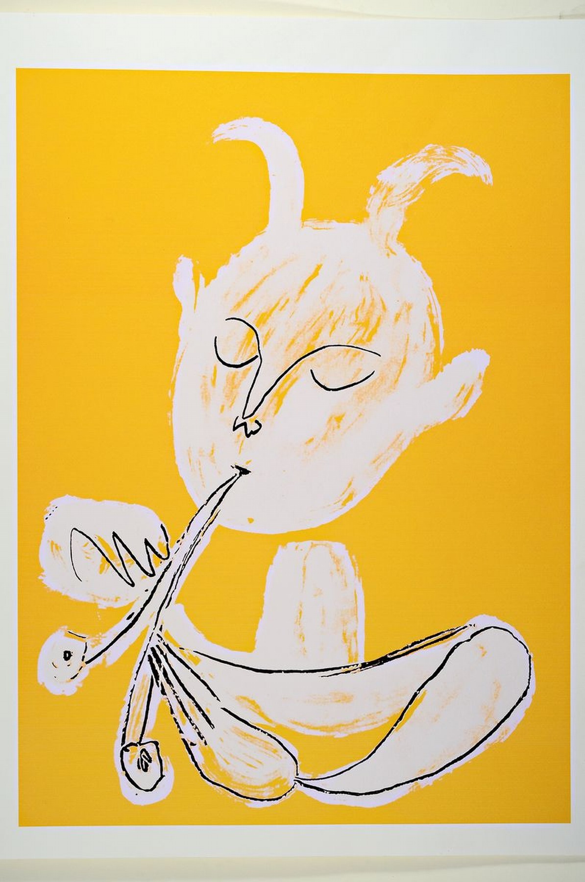Detail k: Pablo Picasso, 1881-1973, "Faune Blanc" Farbserigrafie, Drucker-Verlag: Ed.P.D. Harville Acte, Florence, ca. 75x60 cm, kleiner Riss