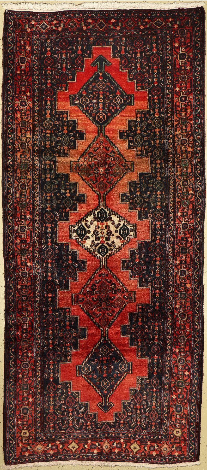 Kordi alt, Persien, ca. 60 Jahre, Wolle aufBaumwolle, ca. 312 x 138 cm, EHZ: 2-3