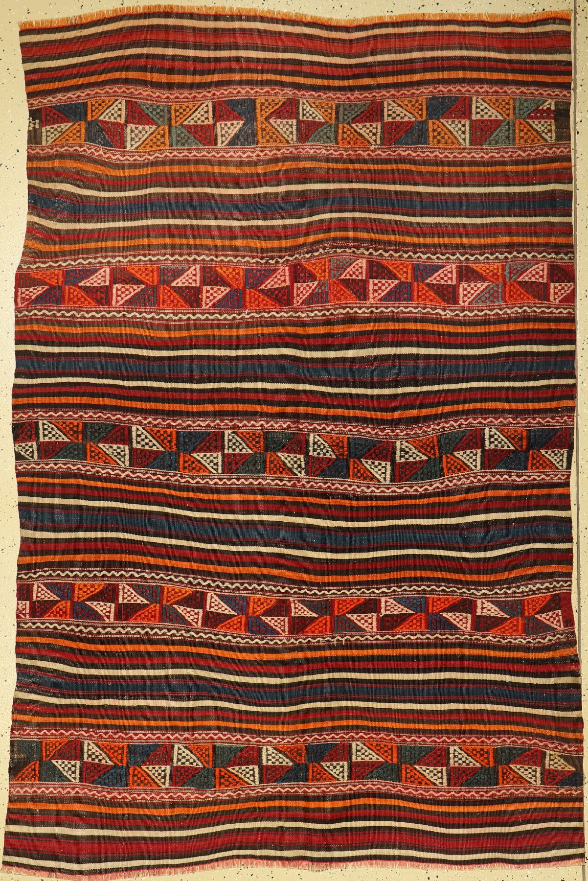 Sumak alt, Türkei, um 1950, Wolle auf Wolle, ca. 222 x 145 cm, EHZ: 2
