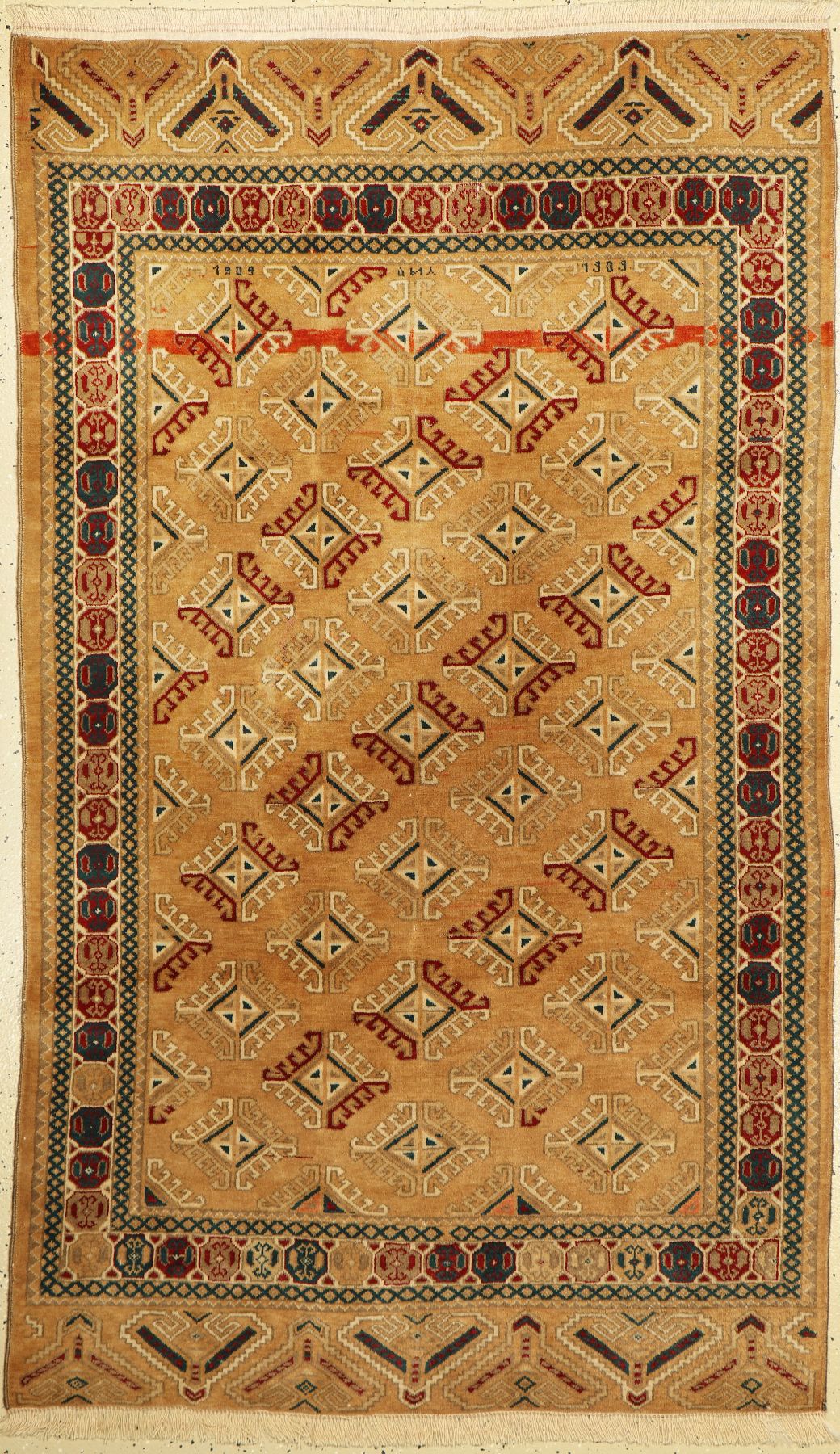 Buchara fein, Rußland, ca. 50 Jahre, Wolle auf Wolle, ca. 184 x 110 cm, EHZ: 3