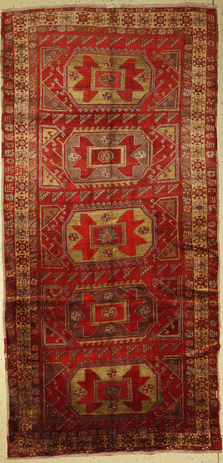 Karapinar alt, Türkei, um 1940, Wolle auf Wolle, ca. 295 x 145 cm, EHZ: 3