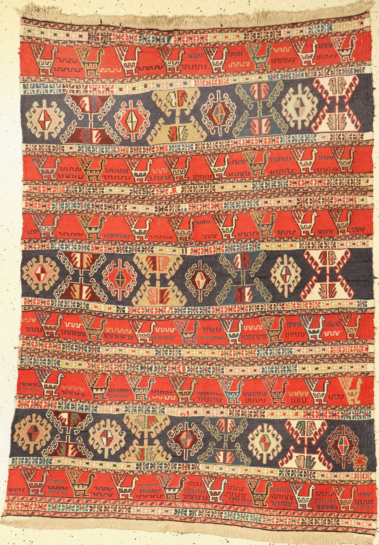 Sumak alt, Schahsawan, um 1950, Wolle auf Baumwolle, ca. 162 x 114 cm, EHZ: 2