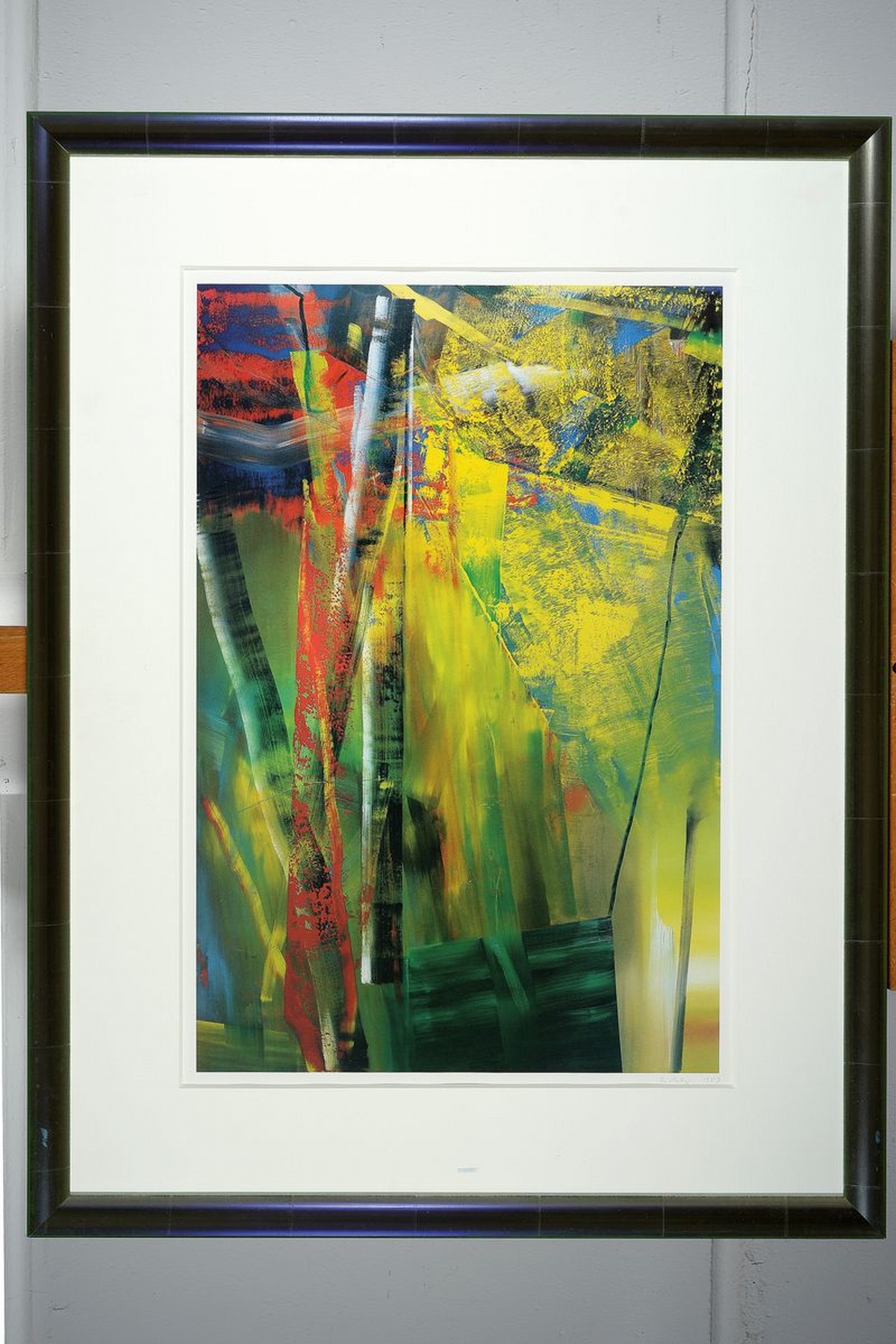 Detail k: Gerhard Richter, geb. 1932, Victoria I, Farboffset auf Karton, rechts unten handsigniert und dat. 1987, limitierte Editionfür verdiente Mitarbeiter ...
