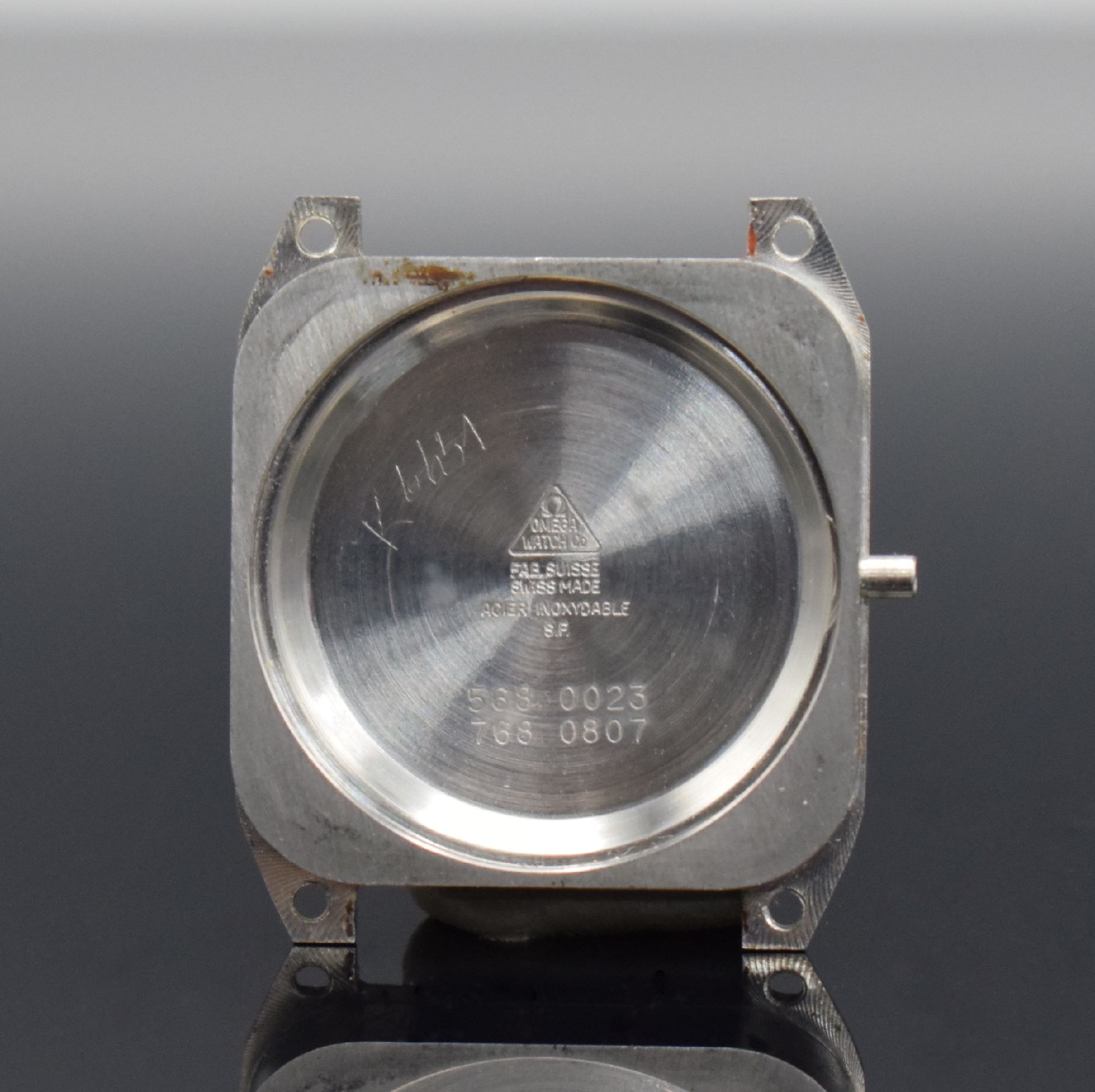 Detail h: OMEGA Constellation Ref. 568 0023 Herren- Armbanduhr in Stahl/Stahlband, Schweiz um 1973, Automatik, 4-fach verschr. Geh., integr. orig. Band Ref. ...