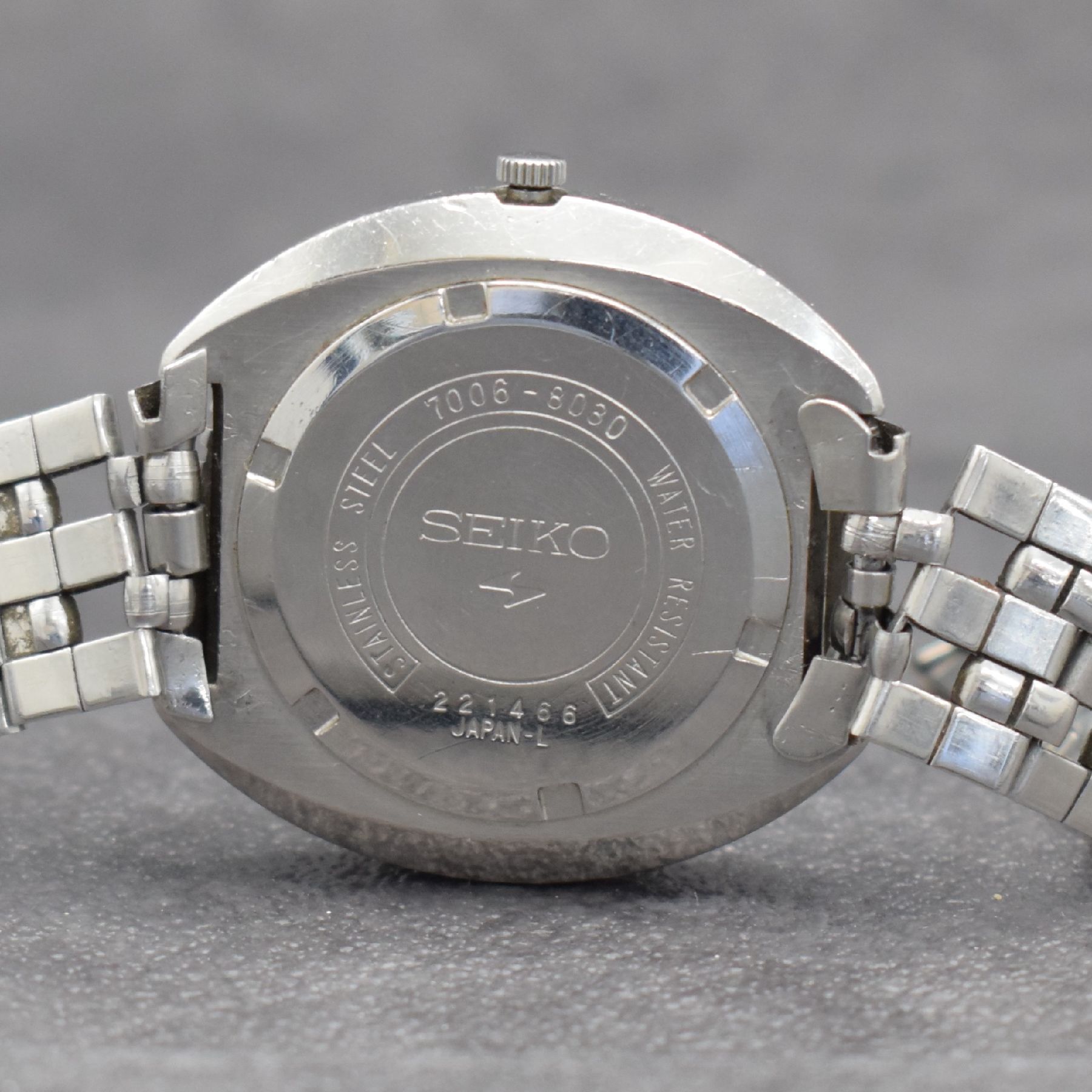 Detail b: Konvolut: 3 Seiko Armbanduhren in Stahl, Japan 1970er Jahre, alle Automatik, alle Böden verschr., 1 x Serie 5 Sports mit orig. Gliederband, ...