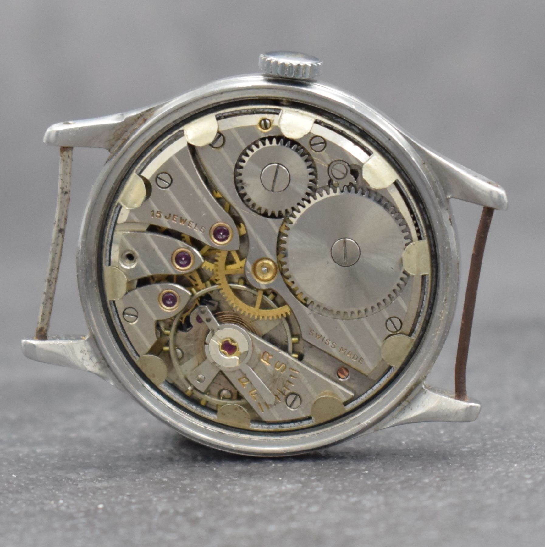 Detail m: Konvolut: 2 Armbanduhren, Schweiz um 1943 & 1965, 1 x BUTEX /BWC im Taucherdesign, Ref. 713008, Automatik, Edelstahlgeh. inkl. neutr. Kautschukband, ...