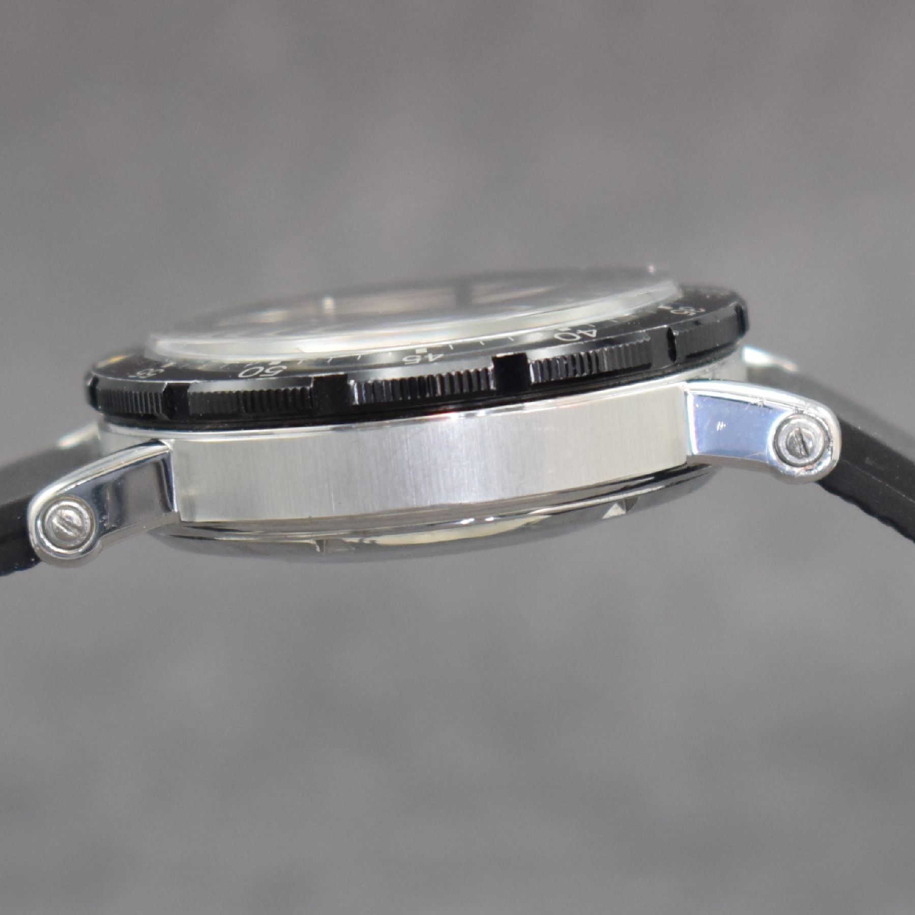 Detail d: CHRONOSPORT Armbandchronograph, Automatik, Schweiz um 2010, Ref. 78350, Edelstahlgeh. inkl. neutr. Kautschukband m. Faltschl., Boden & Krone ...