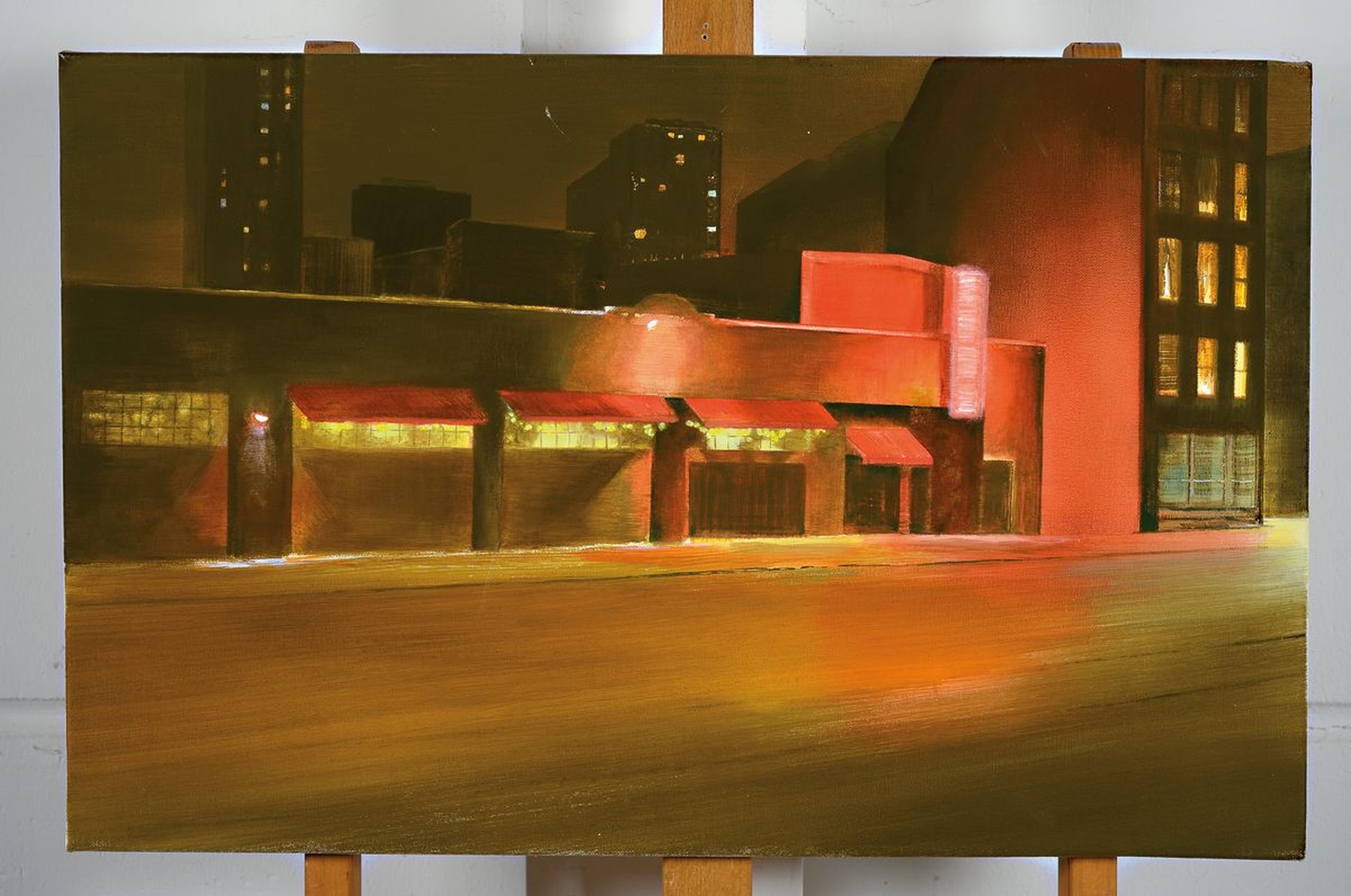 Detail k: Britta Lumer, "The Park I", verso sign., dat. 2003, ca. 45x70 cm