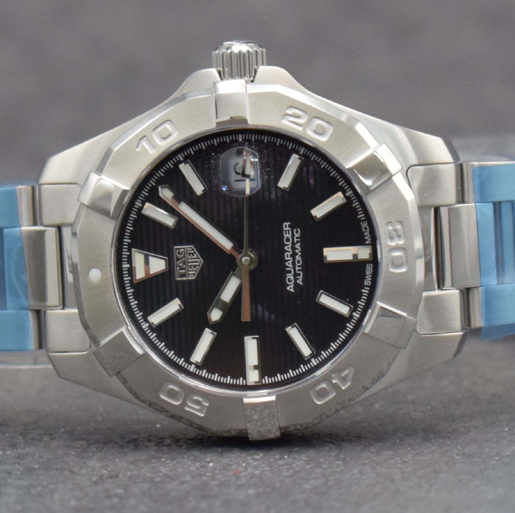 Detail a: TAG HEUER Aquaracer ungetragene Damenarmbanduhr, Schweiz um 2020, Automatik, Ref. WBD2310.BA0740, Edelstahlgeh. inkl. orig. Gliederband m. Faltschl., ...