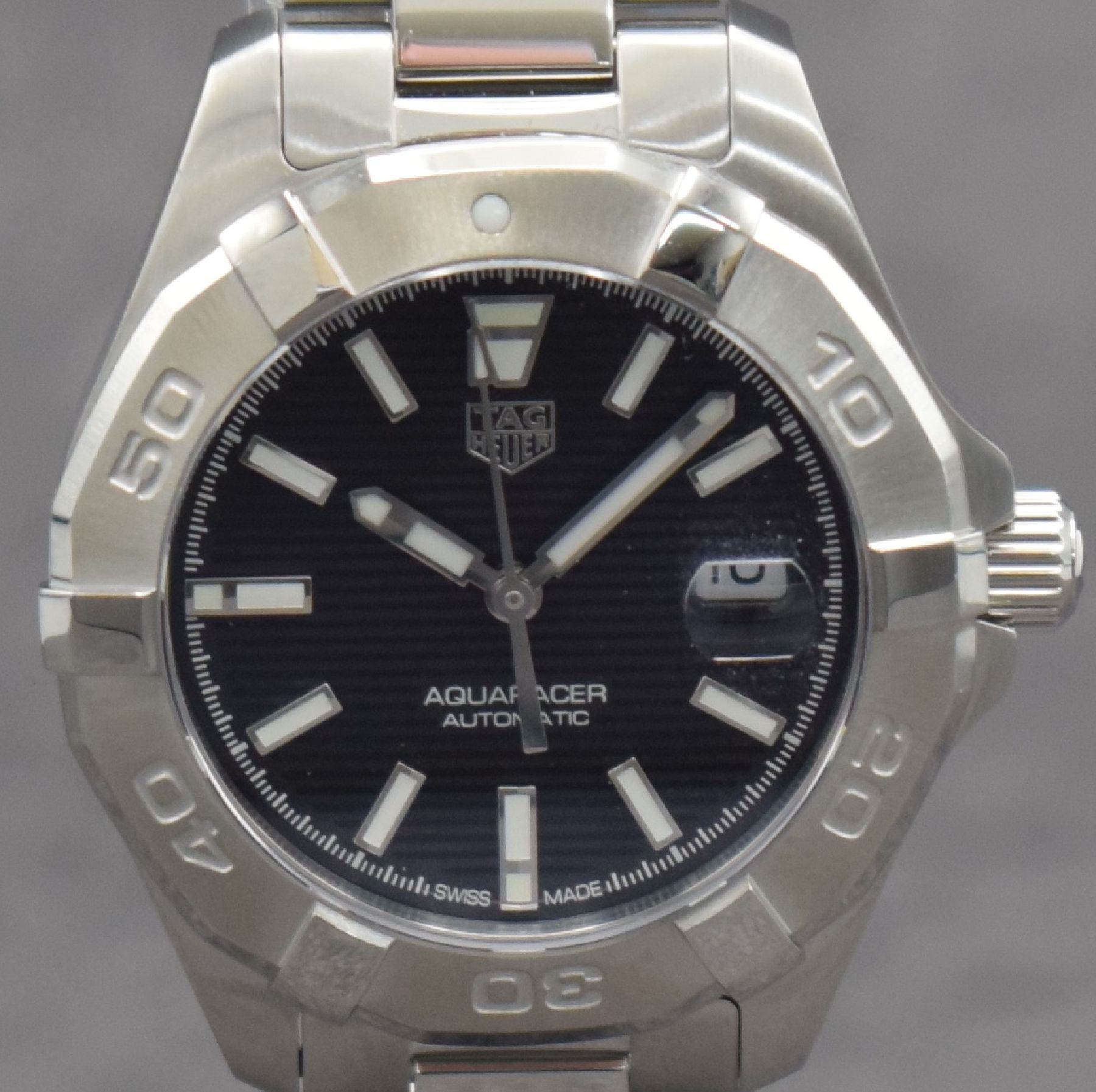 Detail c: TAG HEUER Aquaracer ungetragene Damenarmbanduhr, Schweiz um 2020, Automatik, Ref. WBD2310.BA0740, Edelstahlgeh. inkl. orig. Gliederband m. Faltschl., ...