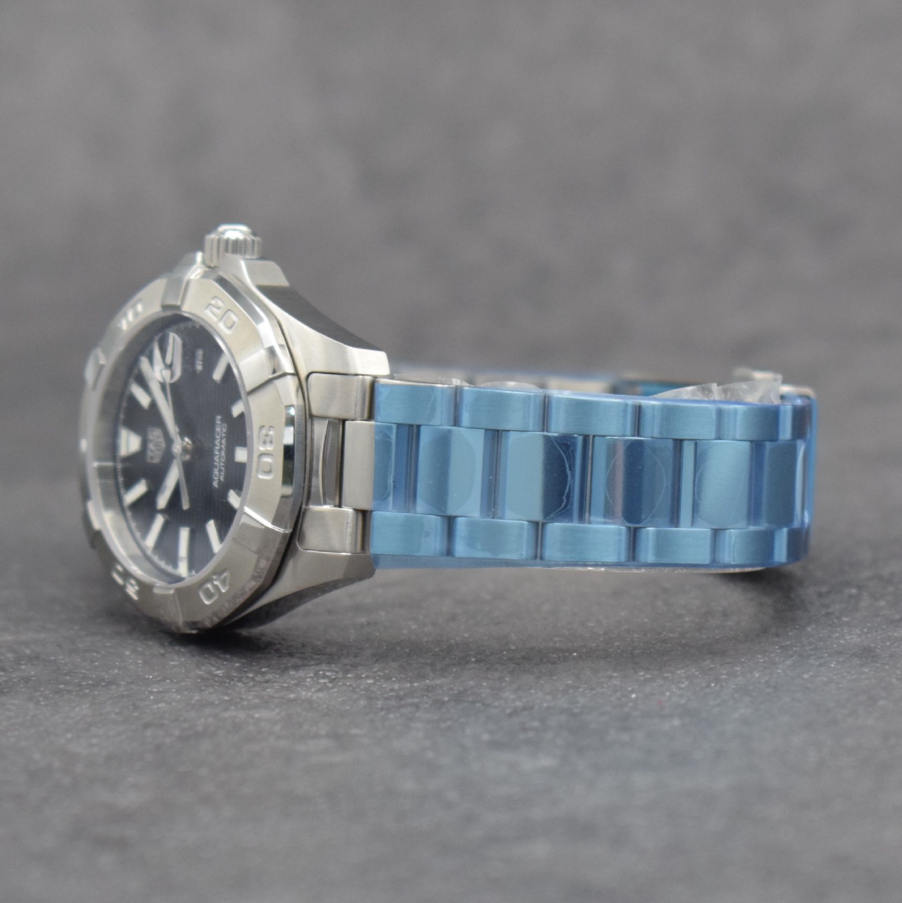 Detail d: TAG HEUER Aquaracer ungetragene Damenarmbanduhr, Schweiz um 2020, Automatik, Ref. WBD2310.BA0740, Edelstahlgeh. inkl. orig. Gliederband m. Faltschl., ...