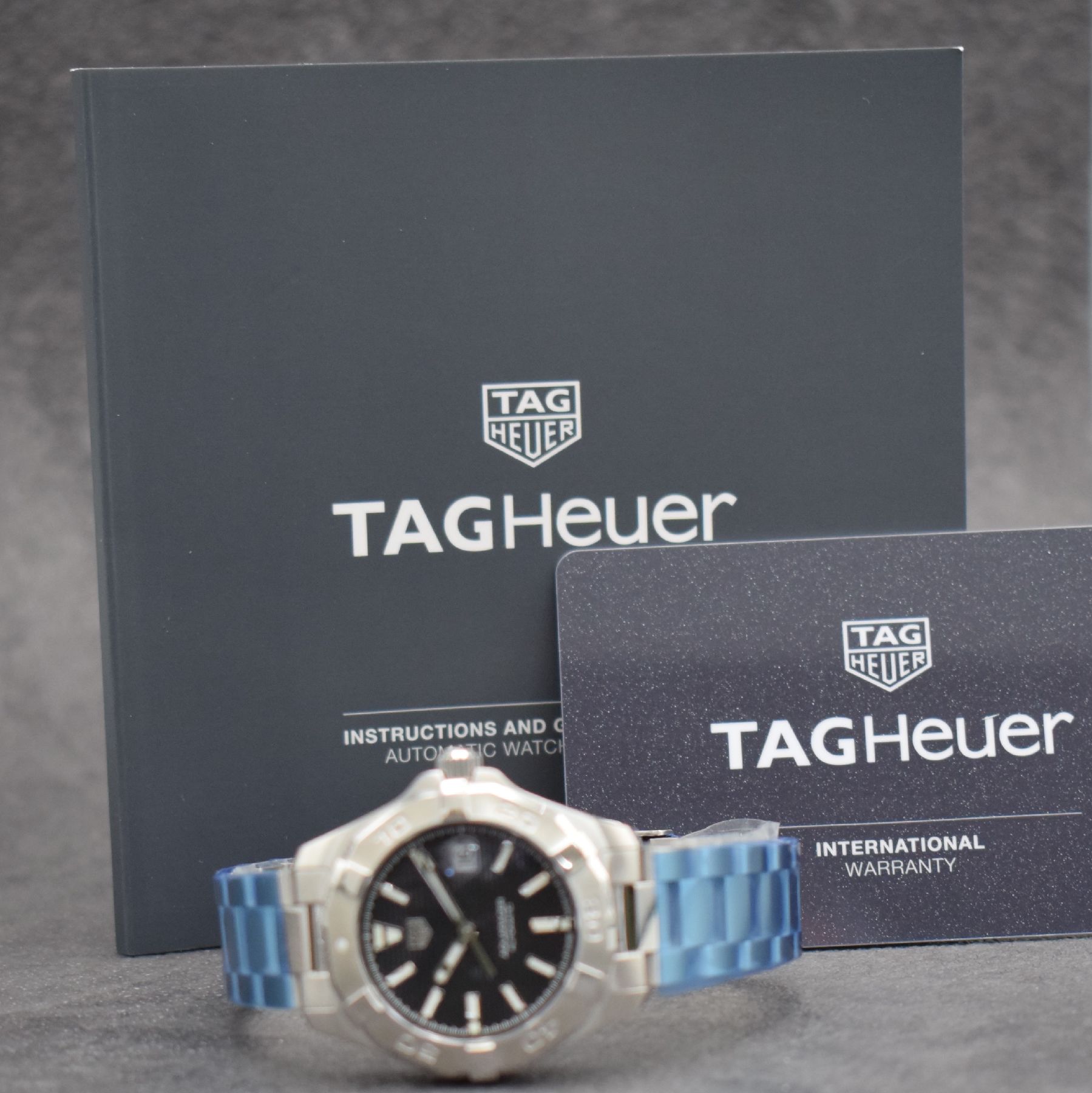 Detail i: TAG HEUER Aquaracer ungetragene Damenarmbanduhr, Schweiz um 2020, Automatik, Ref. WBD2310.BA0740, Edelstahlgeh. inkl. orig. Gliederband m. Faltschl., ...