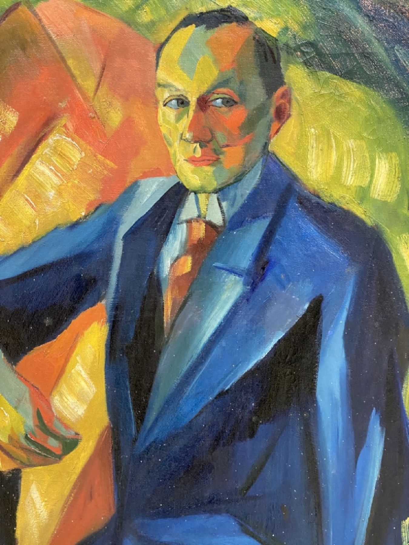 Detail d: Hans Breinlinger, Konstanz 1888 - 1963, Studium AK Karlsruhe, Schüler von Trübner, galt als entarteter Künstler, Schwager und Freund von Lovis ...