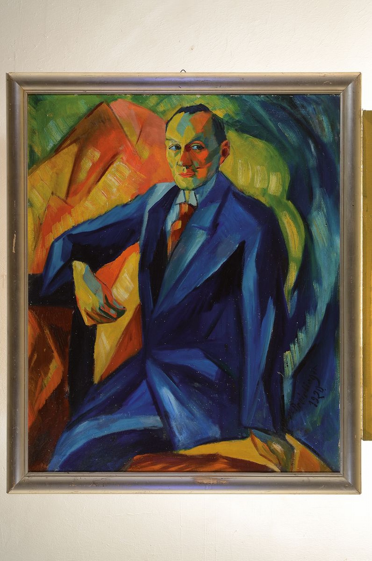 Detail k: Hans Breinlinger, Konstanz 1888 - 1963, Studium AK Karlsruhe, Schüler von Trübner, galt als entarteter Künstler, Schwager und Freund von Lovis ...