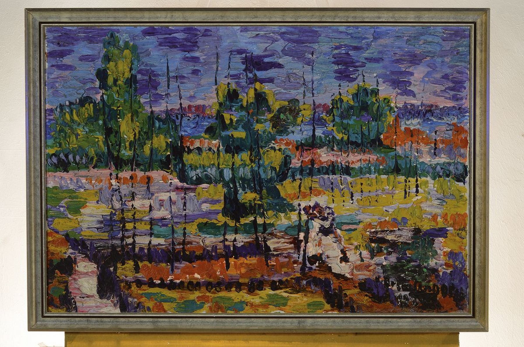 Detail k: Hans Breinlinger, Konstanz 1888 - 1963, Studium AK Karlsruhe, Schüler von Trübner, galt als entarteter Künstler, Schwager und Freund von Lovis ...
