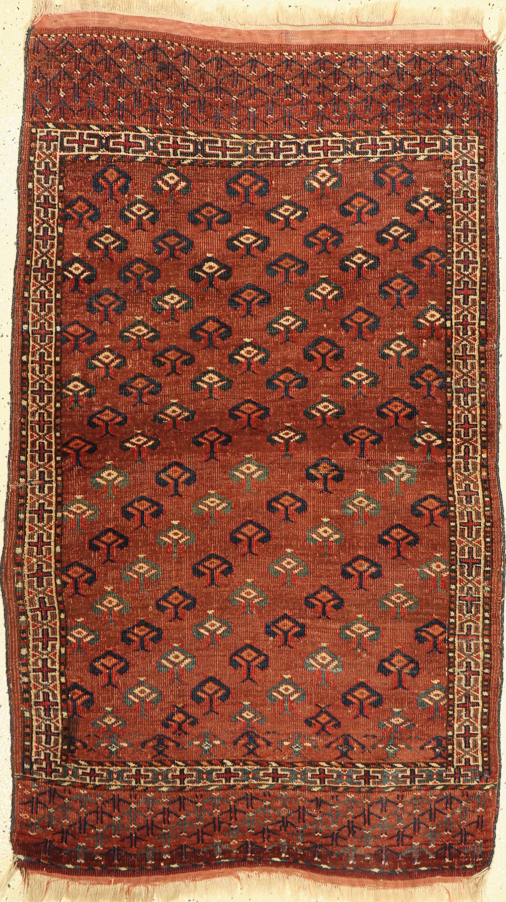 Yomuth antik, Turkmenistan, 19.Jhd, Wolle auf Wolle, ca. 147 x 86 cm, EHZ: 3-4