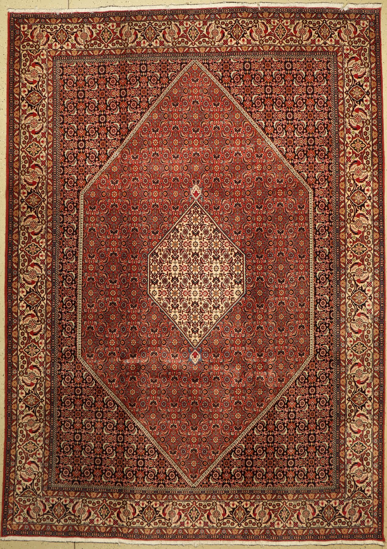 Bidjar, Persien, ca. 40 Jahre, Wolle auf Baumwolle, ca. 342 x 246 cm, EHZ: 2.(gereinigt