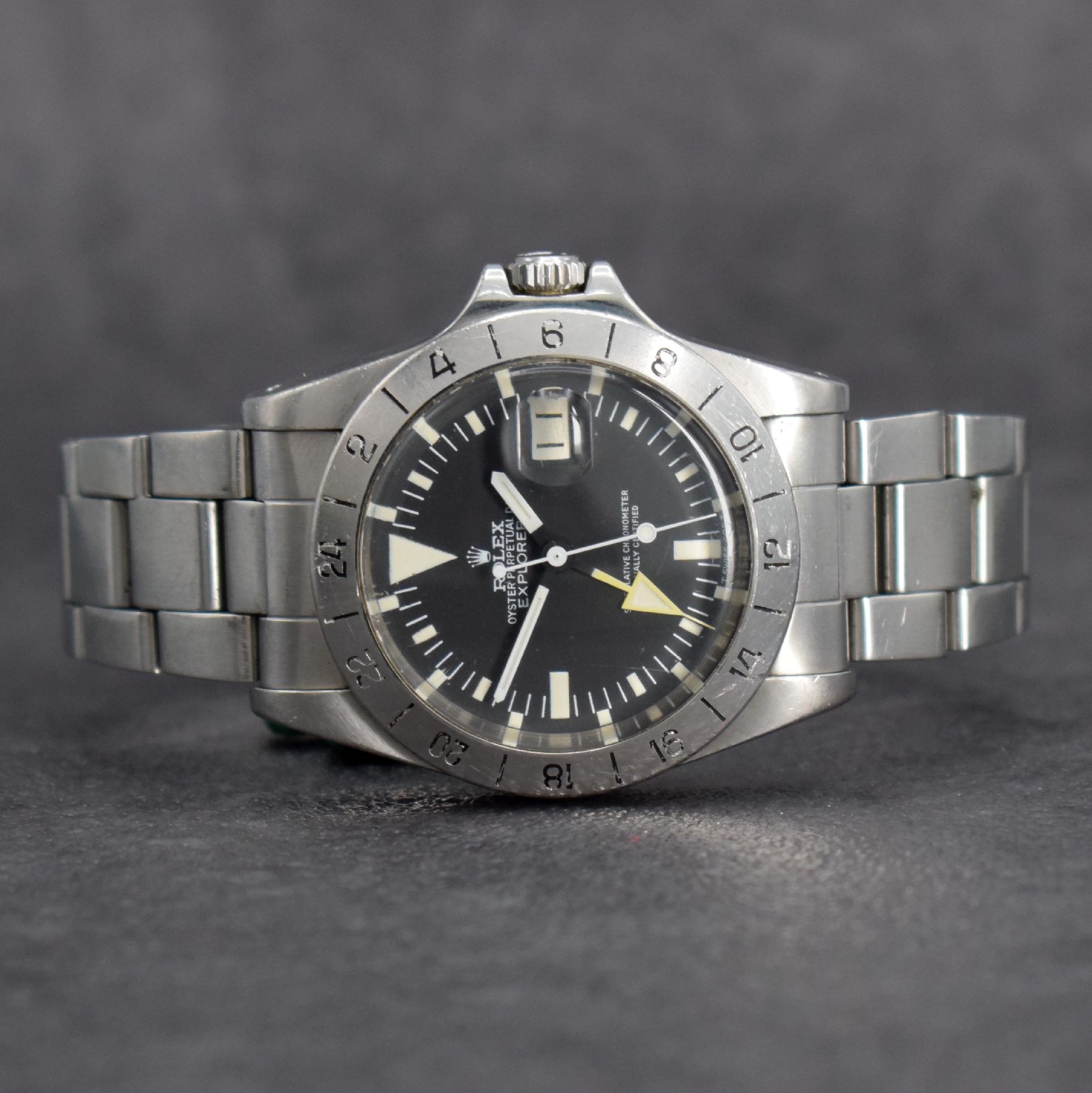 Detail a: ROLEX Herrenarmbanduhr Oyster Perpetual Date Explorer II sog. "Steve McQueen" aus Erstbesitz mit original Etui, Bedienungsanleitung, Box ...