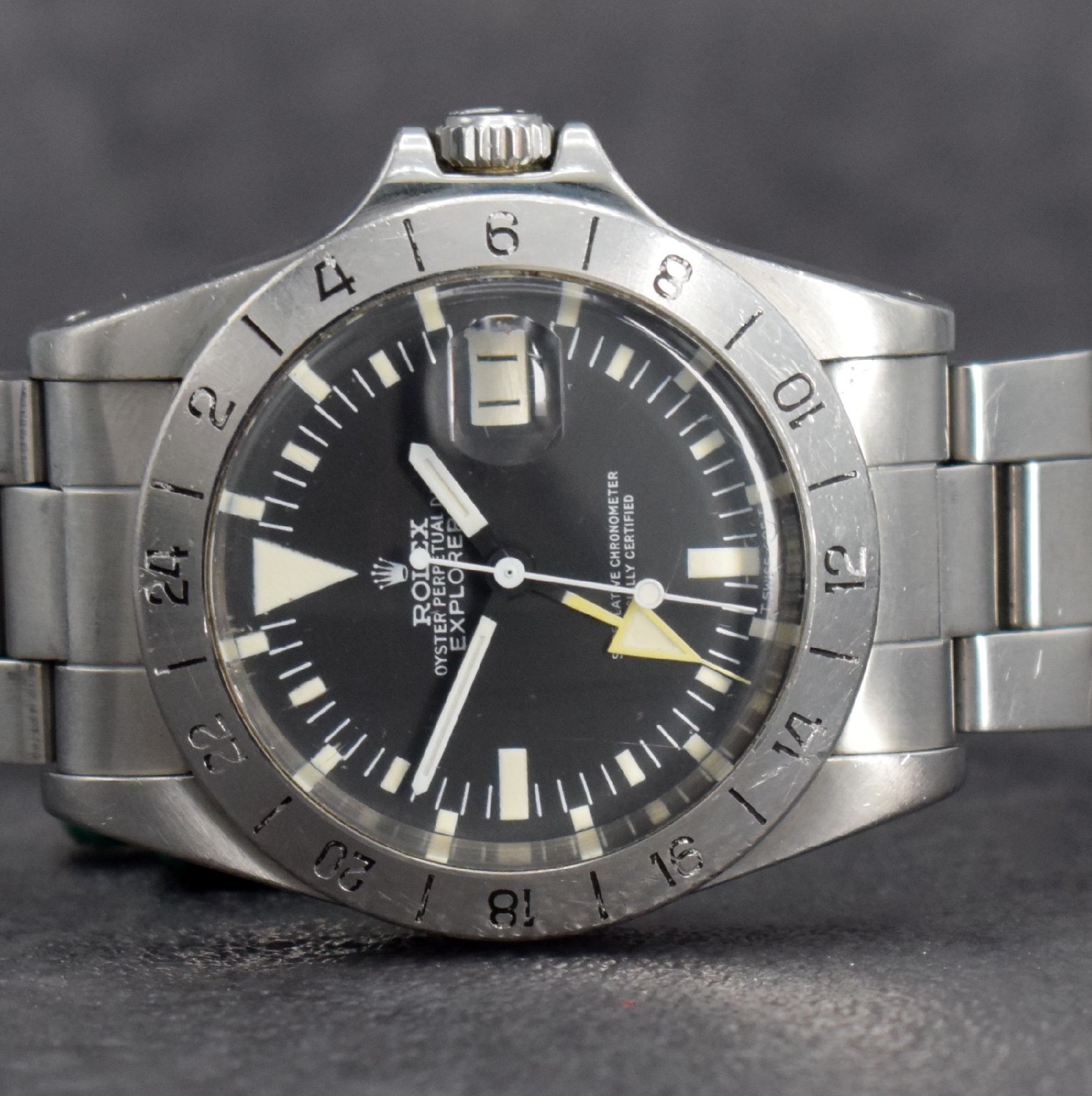 Detail b: ROLEX Herrenarmbanduhr Oyster Perpetual Date Explorer II sog. "Steve McQueen" aus Erstbesitz mit original Etui, Bedienungsanleitung, Box ...