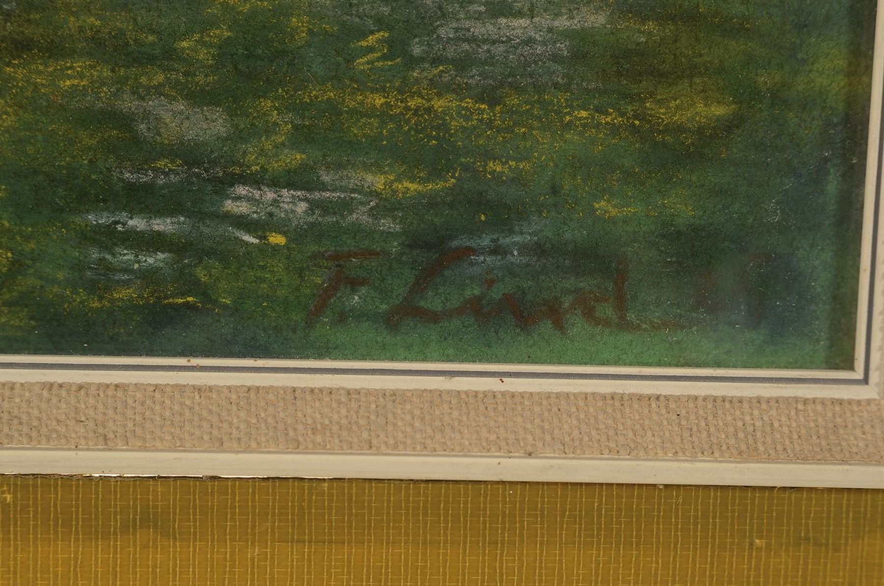 Detail a: Franz Lind, Freinsheimer Künstler, geb. um 1900, hauptsächlich als Bildhauer bekannt, hat jedoch auch Gemälde bzw. Zeichnungen angefertigt, hier: ...