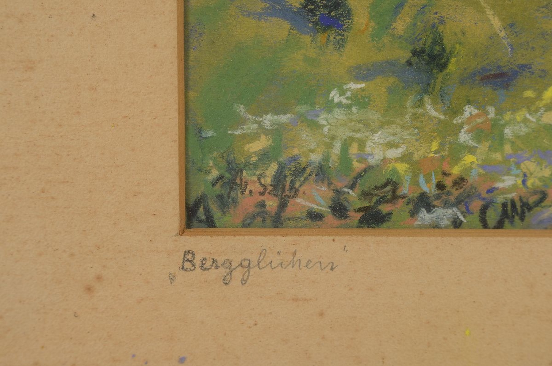 Detail a: Alexander von Szpinger, 1889 Weimar- 1969 ebenda, Studium am Bauhaus Weimar, Meisterschüler von Henry van der Velde, mit Christian Rohlfs ...
