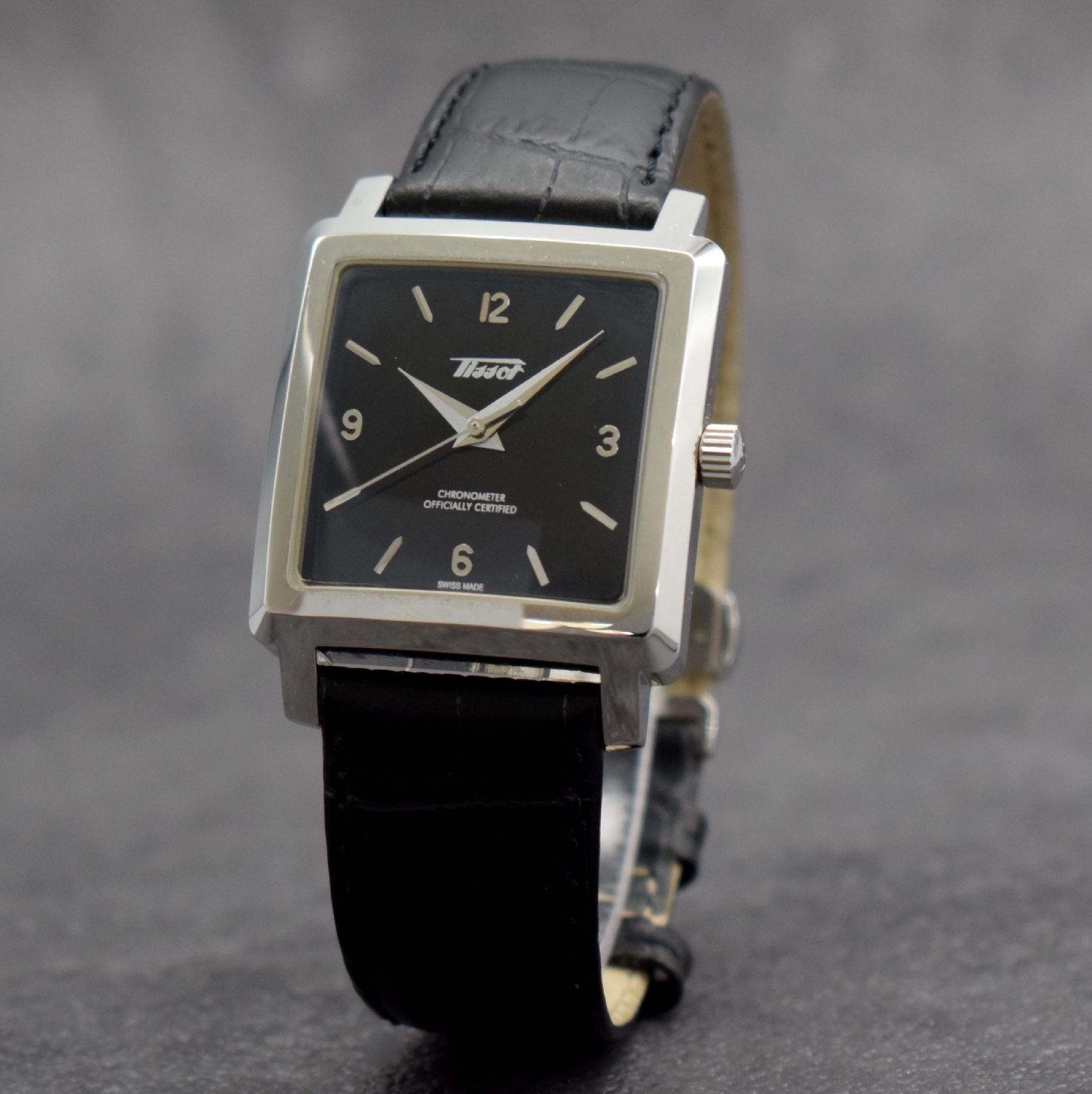 TISSOT Herrenarmbanduhr Heritage 1957, Automatik, Schweiz um 1999, auf 3333 Stück limitiertes Sondermodell, Chronometer in Edelstahl inkl. orig. ...