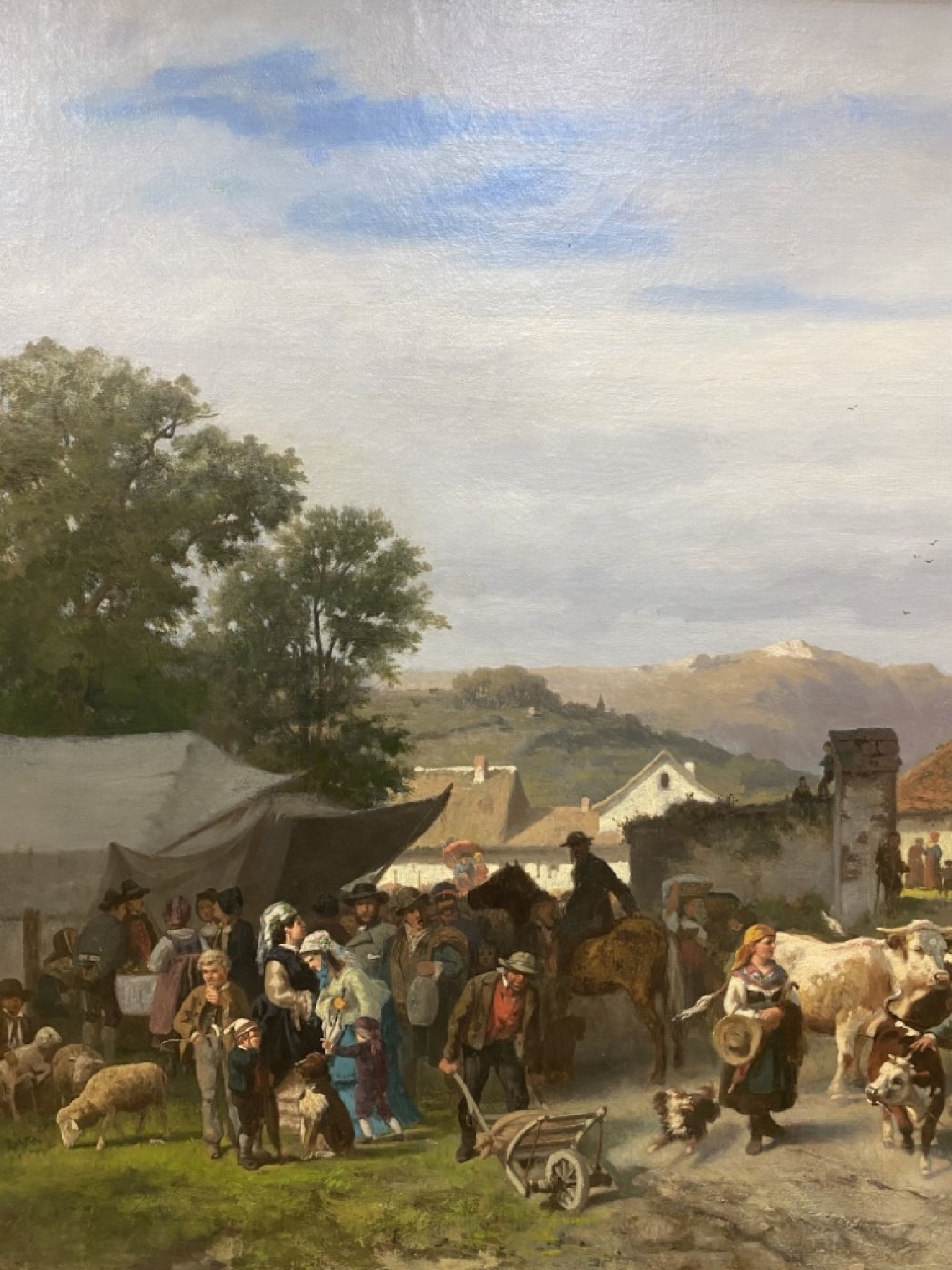 Detail b: Peter Bücken, 1831 Burtscheid-1915 Aachen, Studium an der Akademie Düsseldorf bei Schirmer und Lessing, sowie bei Verboeckhoven in Brüssel, ...