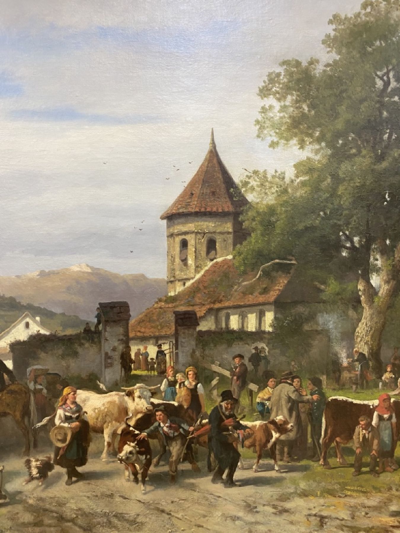 Detail c: Peter Bücken, 1831 Burtscheid-1915 Aachen, Studium an der Akademie Düsseldorf bei Schirmer und Lessing, sowie bei Verboeckhoven in Brüssel, ...