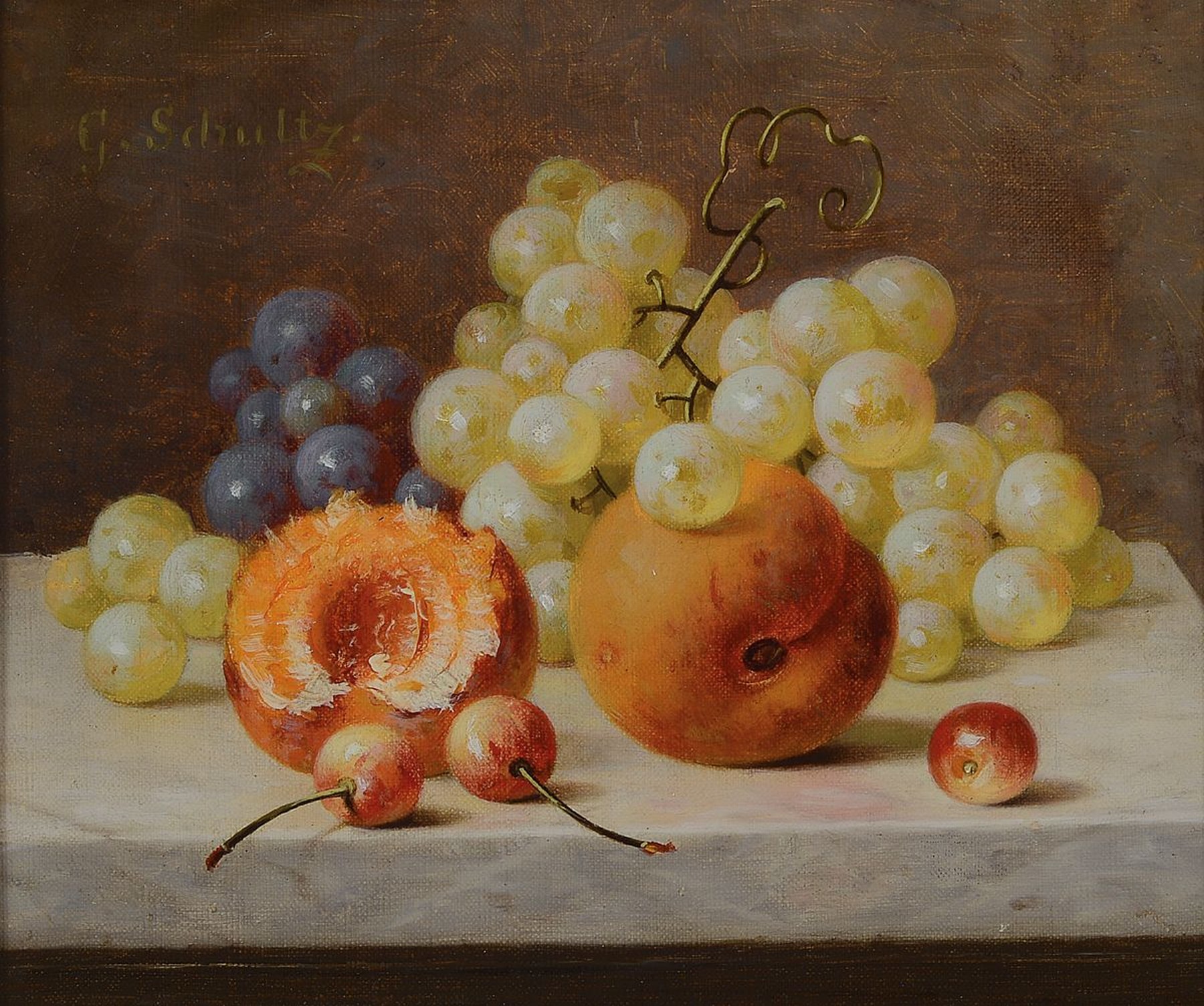Gottfried Schultz, 1842 Darfeld-1919 Düsseldorf, ab 1871 in Düsseldorf ansässig, 1871-1874 Privatschüler von Johann Wilhelm Preyer, studierte ...