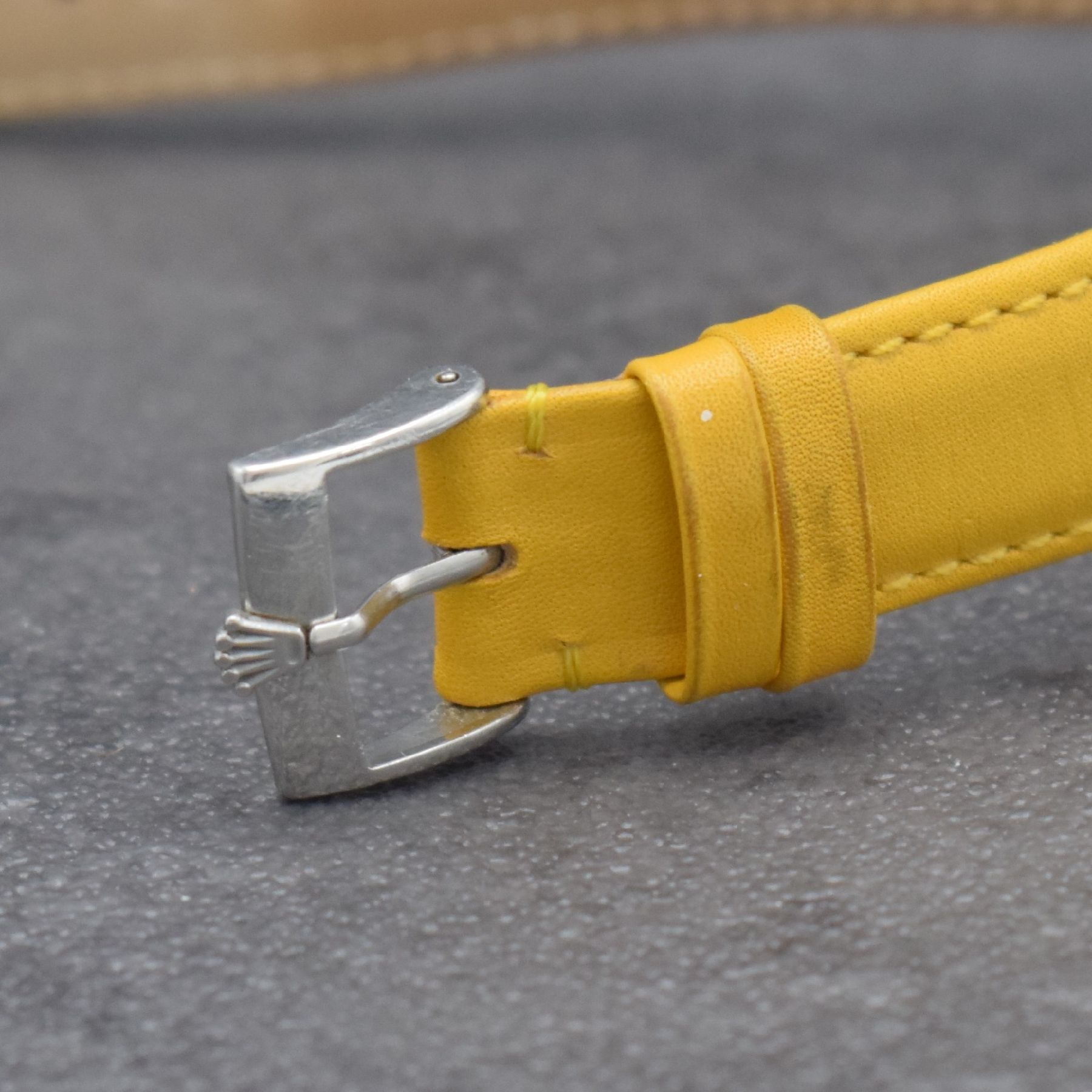 Detail f: ROLEX Oysterdate Precision Herrenarmbanduhr in Stahl Referenz 6694, Handaufzug, Schweiz lt. Bodenstempel 1. Quartal 1969, Boden & Krone verschr., ...