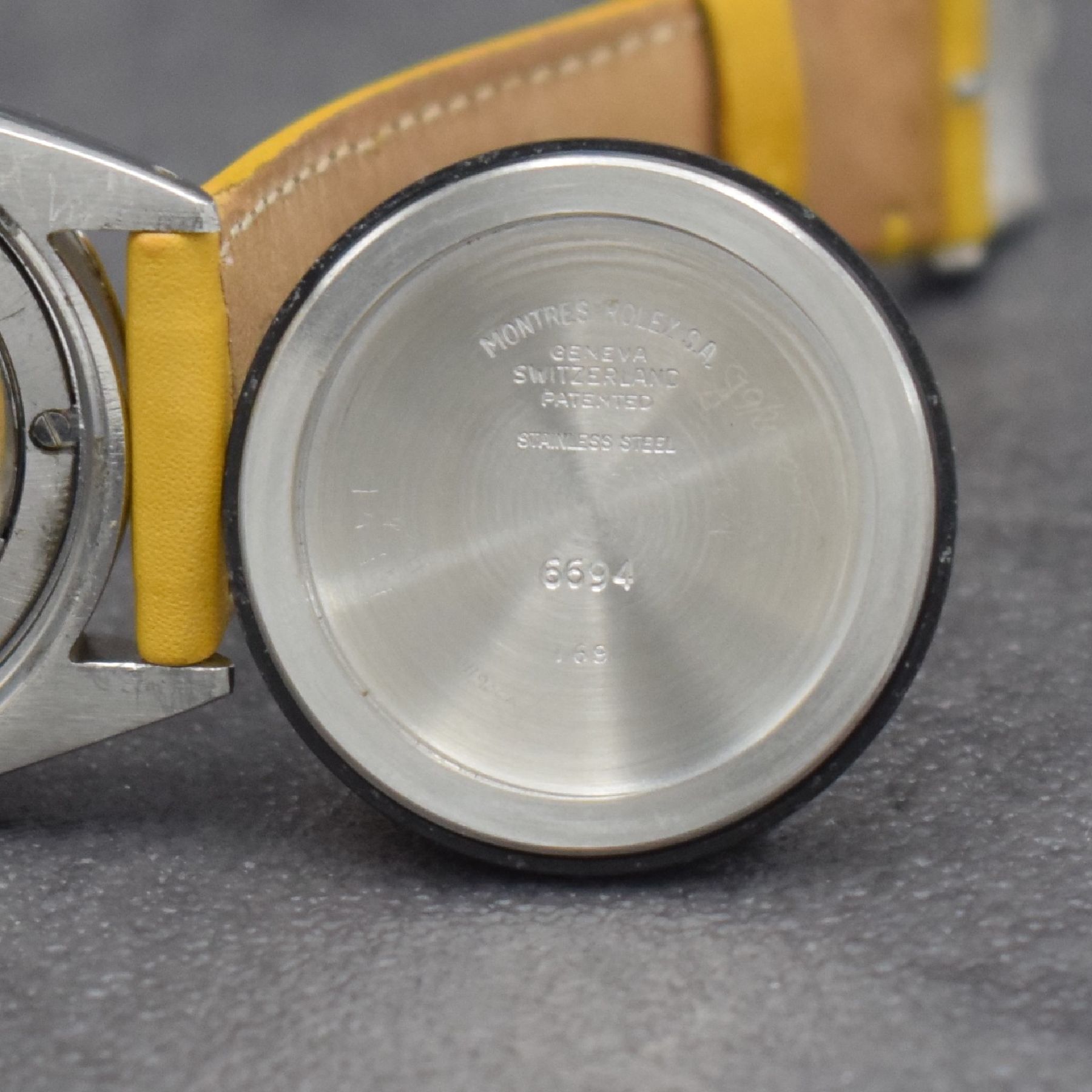 Detail i: ROLEX Oysterdate Precision Herrenarmbanduhr in Stahl Referenz 6694, Handaufzug, Schweiz lt. Bodenstempel 1. Quartal 1969, Boden & Krone verschr., ...