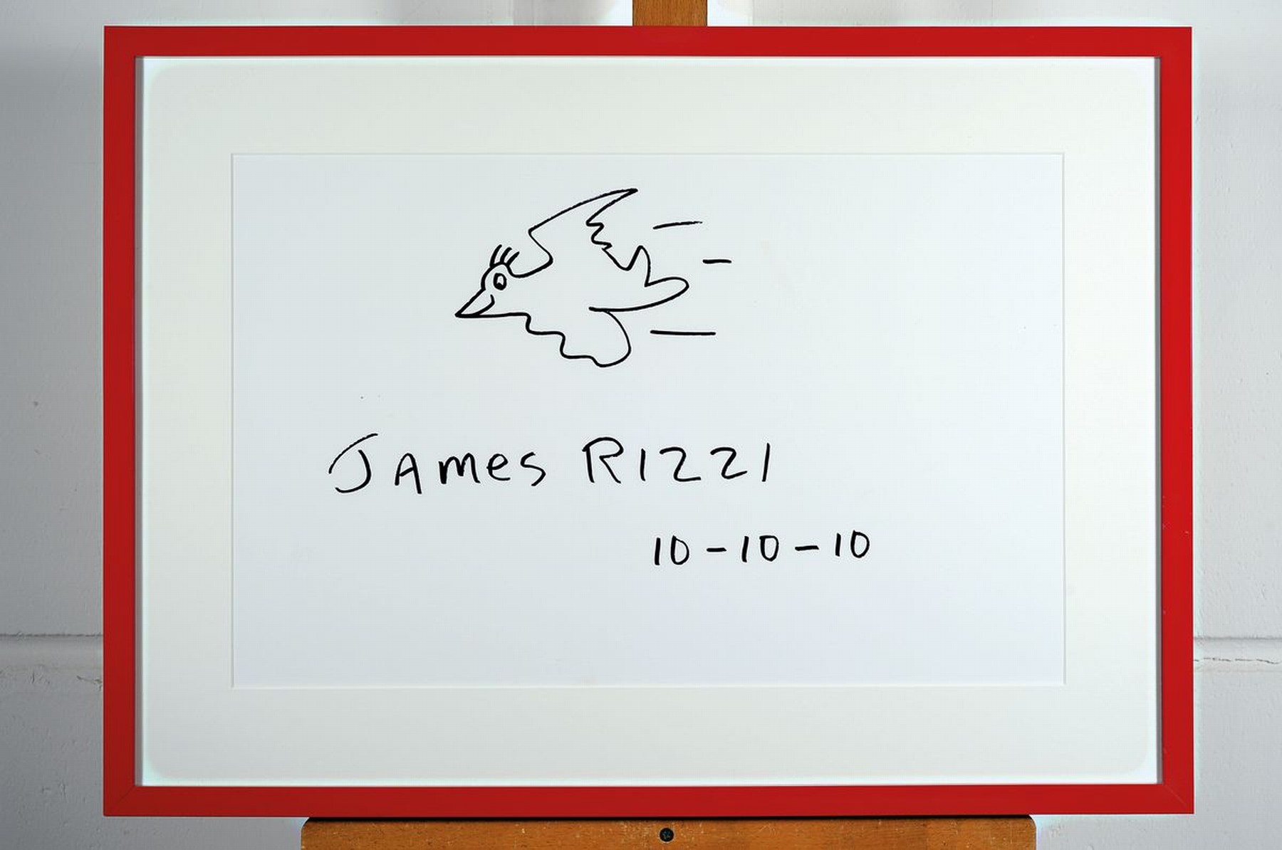 Detail k: James Rizzi, 1930-2011, "Bird", handsign., dat., unter Glas, ca. 52x73 cm