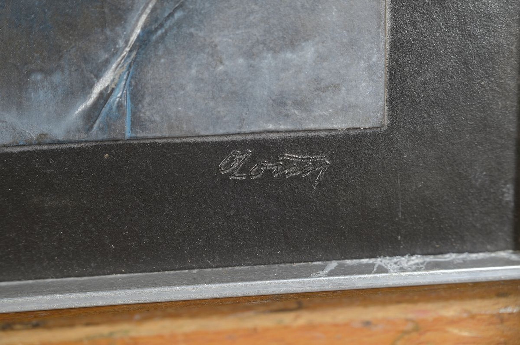 Detail a: Otto Louis, 1926 Kaiserslautern-2013 Bad Münder, Studium an der Kunstschule Stuttgart bei Rössing und Karlsruhe bei Hubbuch, hier: vier ...