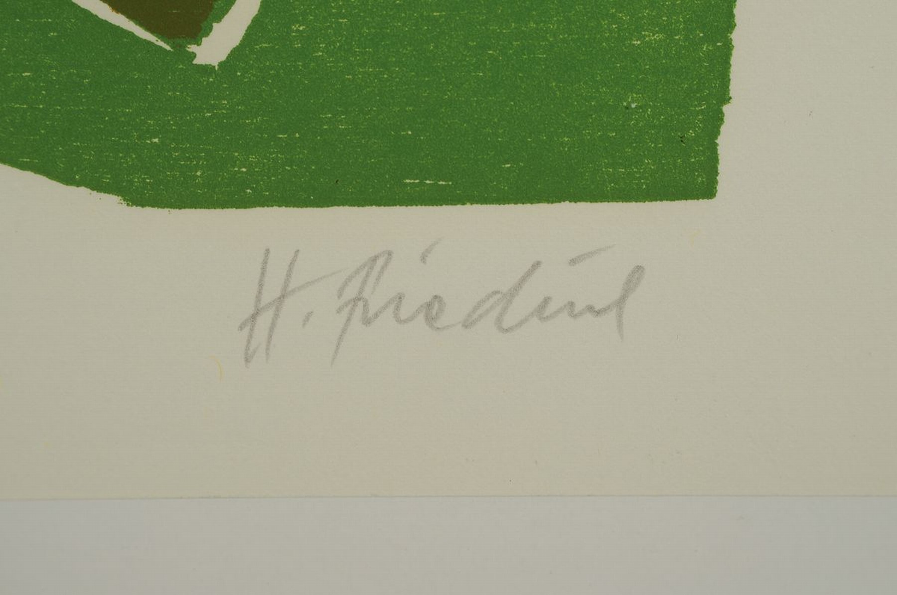 Detail c: Heinz Friedrich, 1924-2018 Schwetzingen, zwei Farbholzschnitte: Biedermeiersträußchen, Handaufzug, signiert und dat. 75, ca. 39x45cm, u.Gl., R. ca. ...