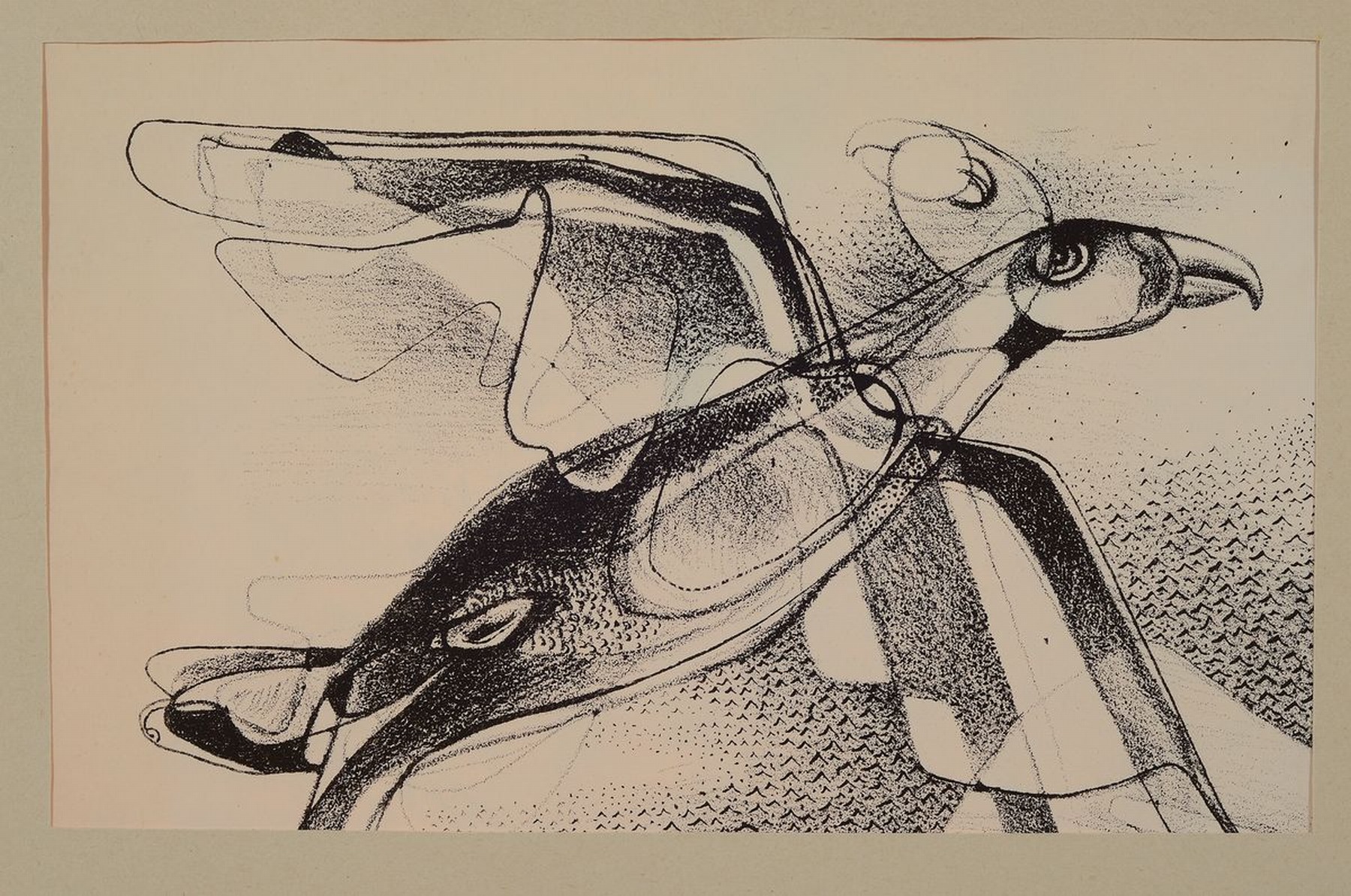 Detail k: Galerie Gerd Rosen: Grafik 1946, Mappe mit 12 Grafiken, alle signiert, orig. Einband, Nr. 110 von 110, mit Arbeiten von: Werner Heldt, Alexander ...