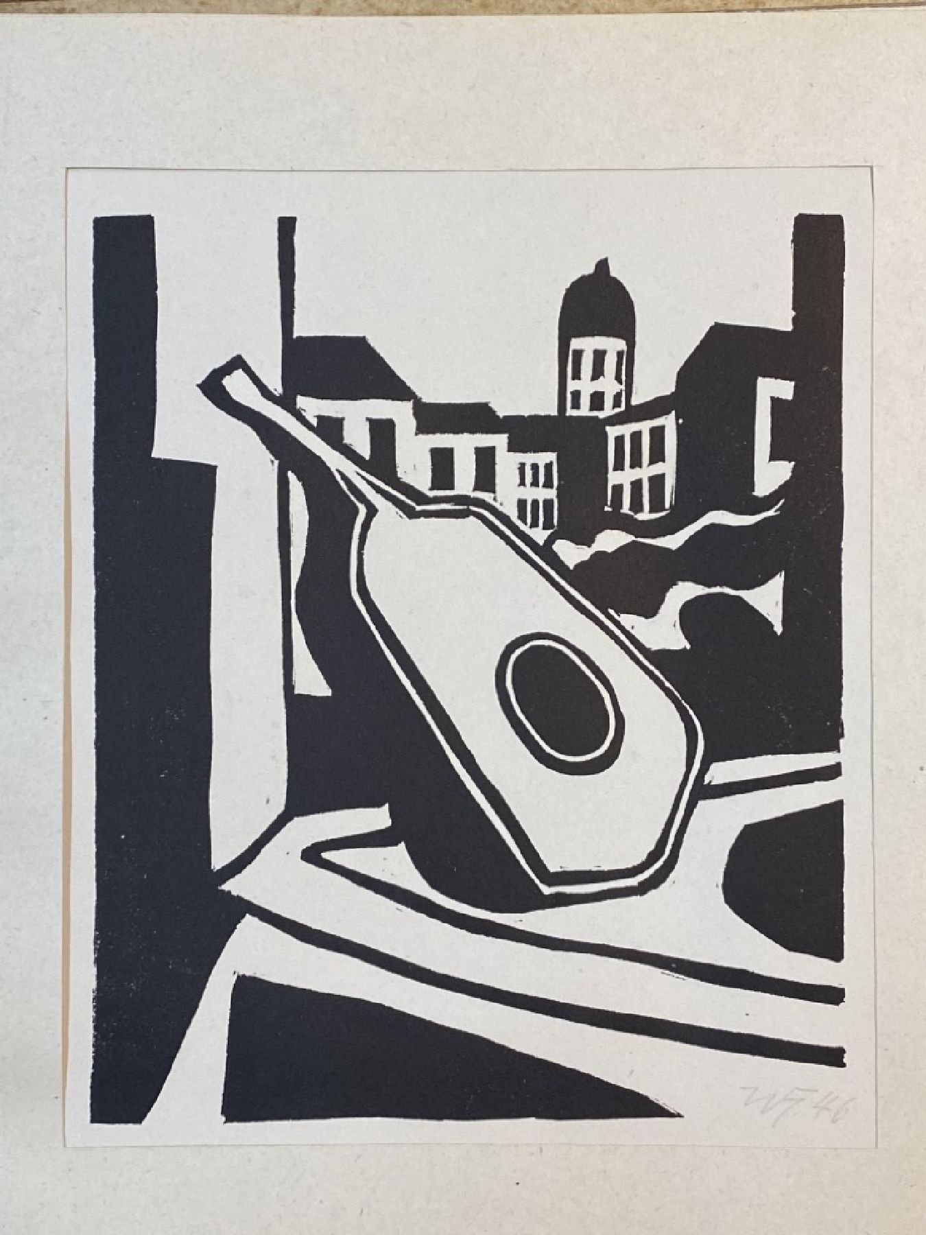 Detail n: Galerie Gerd Rosen: Grafik 1946, Mappe mit 12 Grafiken, alle signiert, orig. Einband, Nr. 110 von 110, mit Arbeiten von: Werner Heldt, Alexander ...