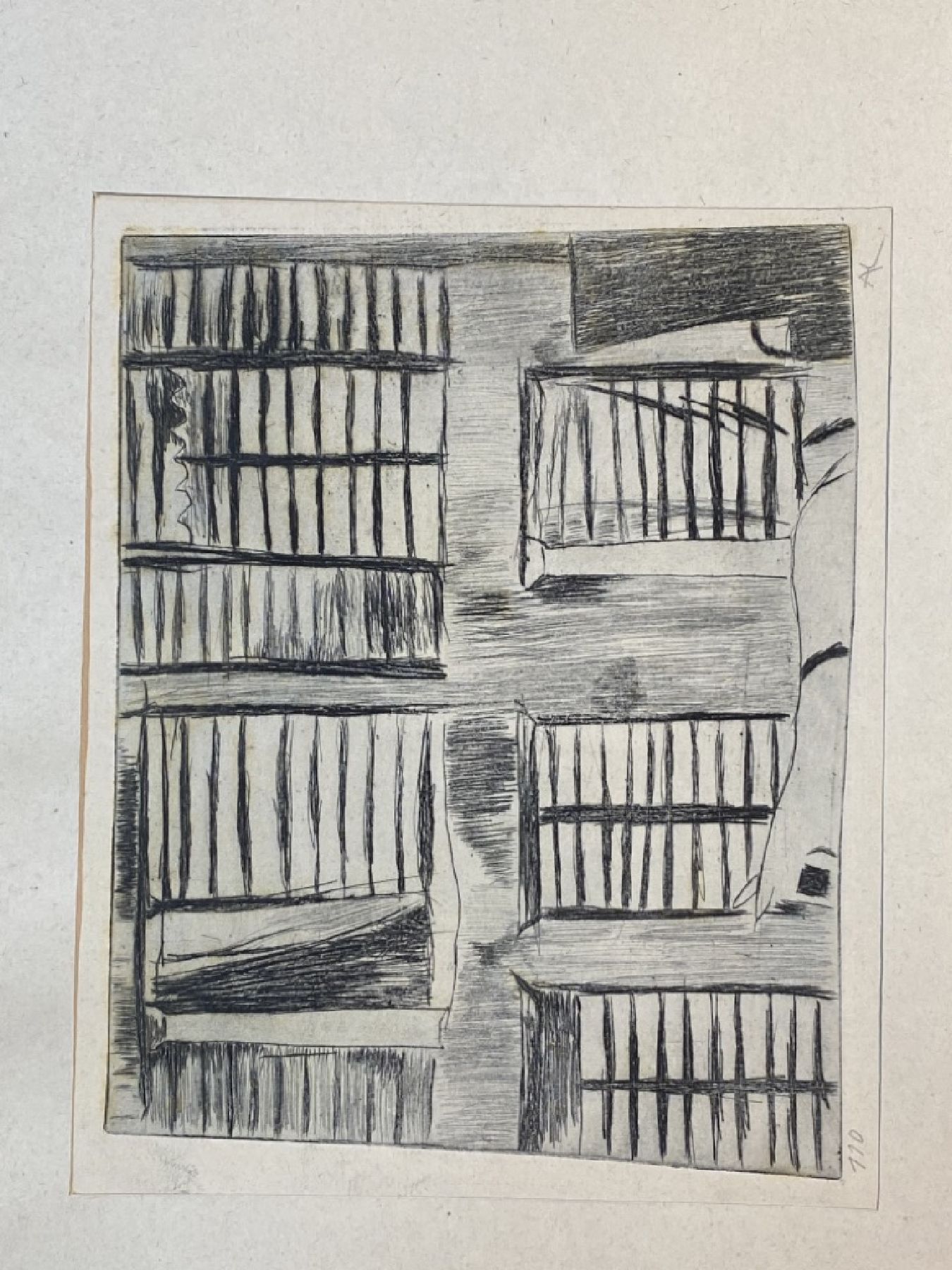 Detail o: Galerie Gerd Rosen: Grafik 1946, Mappe mit 12 Grafiken, alle signiert, orig. Einband, Nr. 110 von 110, mit Arbeiten von: Werner Heldt, Alexander ...