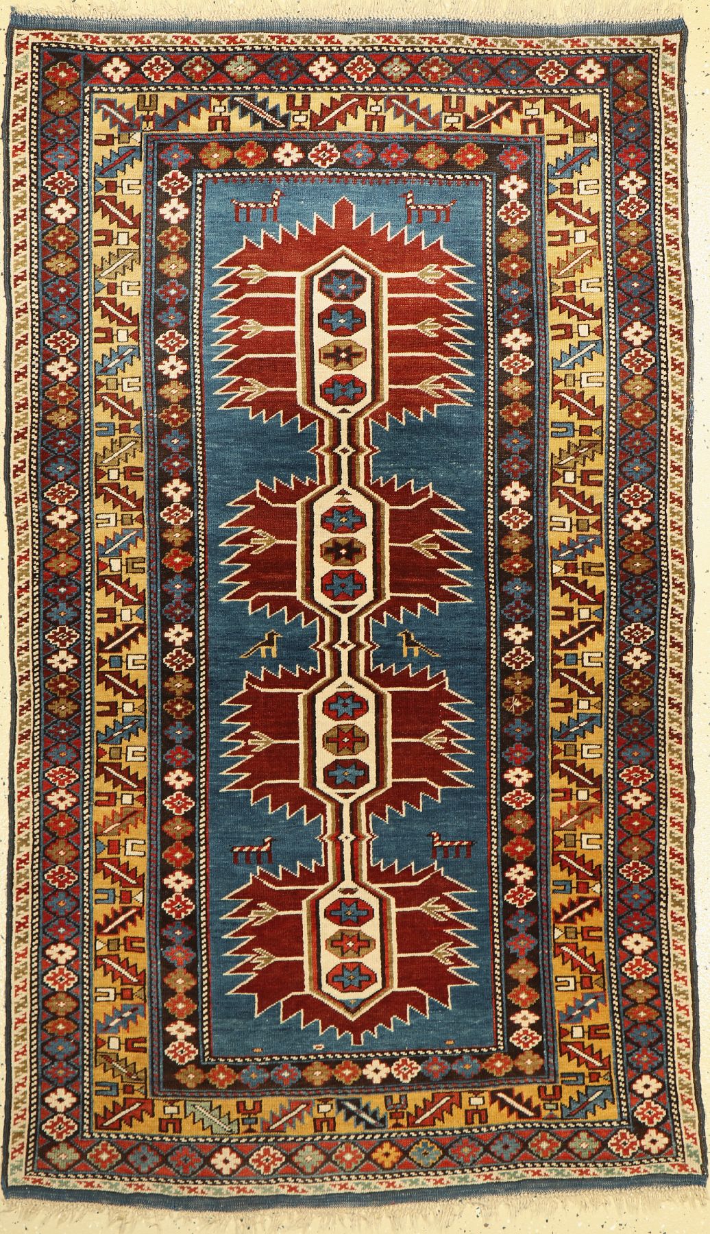 Karagaschli antik, Kaukasus, Ende 19 Jhd, Wolle auf Wolle, ca. 176 x 106 cm, EHZ: 2