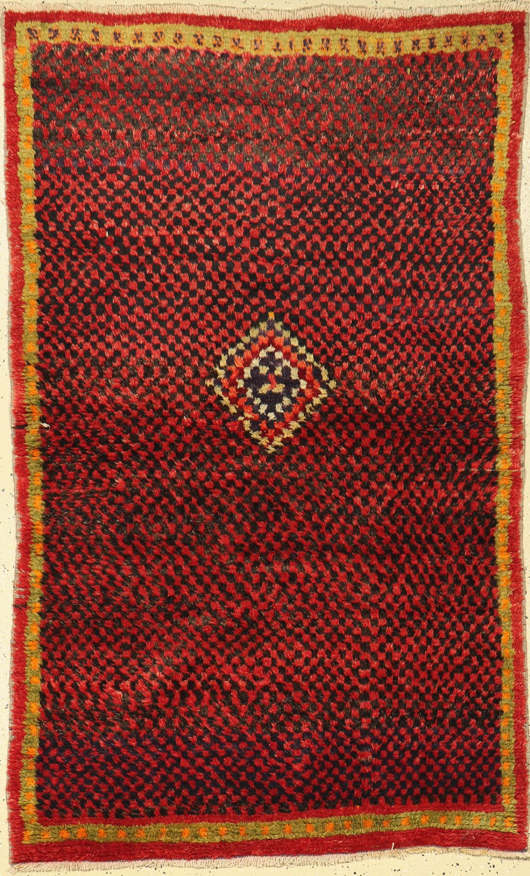 Schlafteppich alt, Türkei, um 1940, Wolle auf Wolle, ca. 164 x 102 cm, EHZ: 2