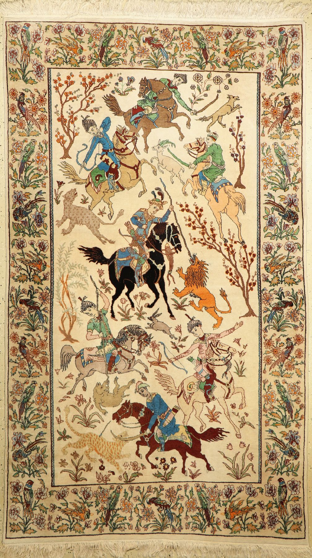 Lahor alt, Pakistan, ca. 50 Jahre, Wolle auf Baumwolle, ca. 266 x 156 cm, EHZ: 2