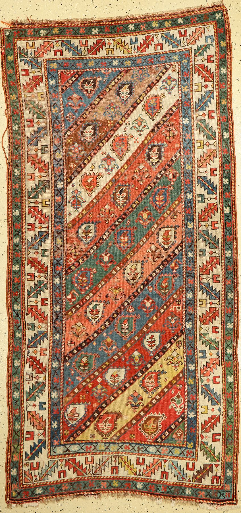 Ghandje alt, Kaukasus, um 1920, Wolle auf Wolle, ca. 226 x 111 cm, EHZ: 4