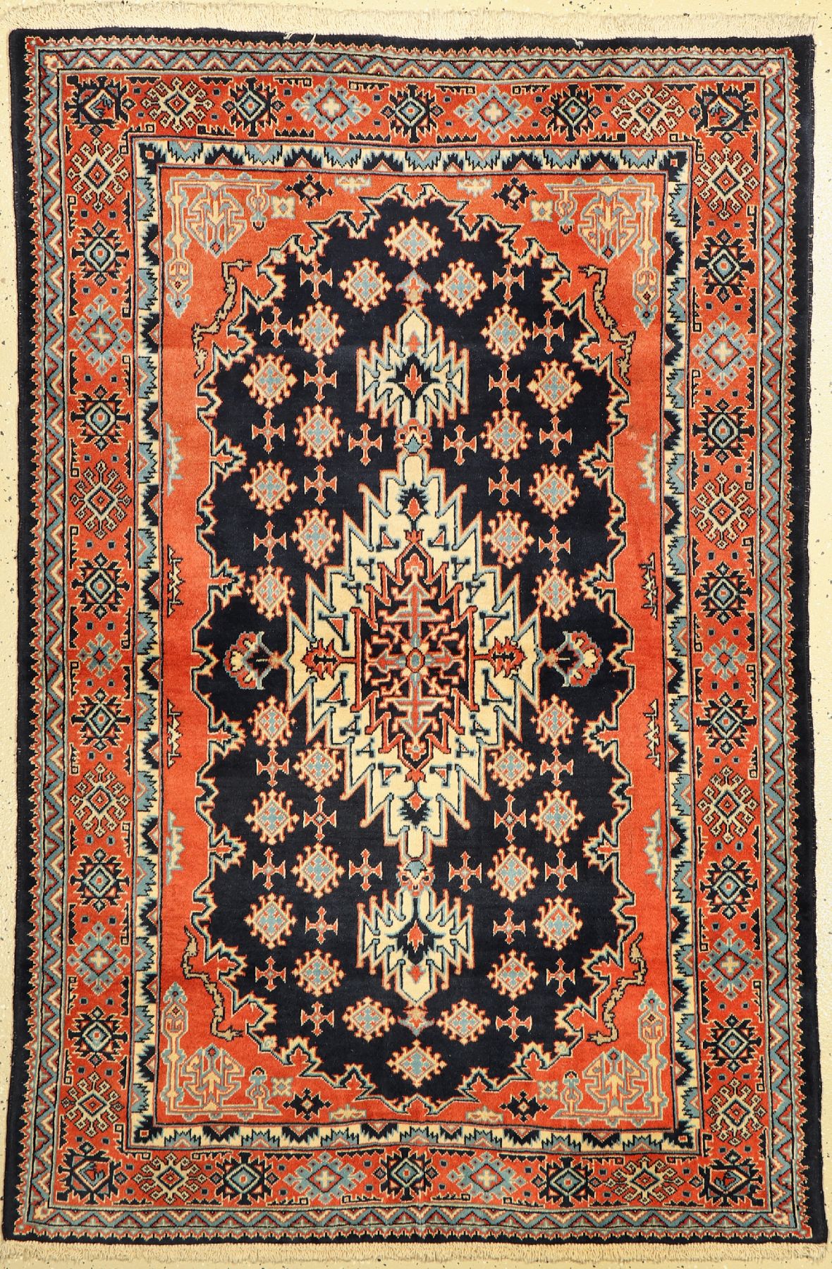 Ghaschgai Kaschkuli fein, Persien, ca. 50 Jahre, Wolle auf Wolle, ca. 177 x 116 cm, EHZ:2-3