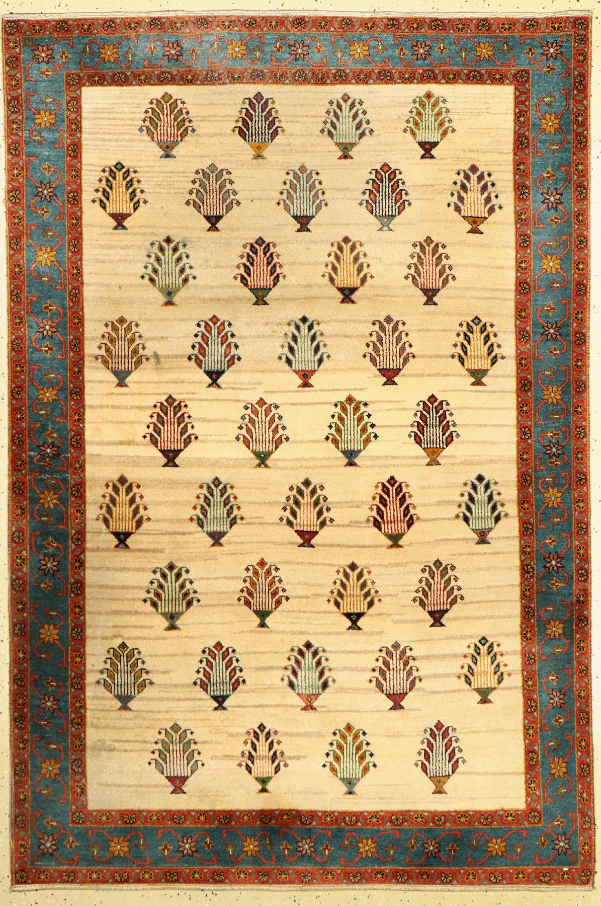 Ghaschgai Kaschkuli fein, Persien, ca. 50 Jahre, Korkwolle, ca. 170 x 125 cm, Reinigungsbedürftig, EHZ: 2