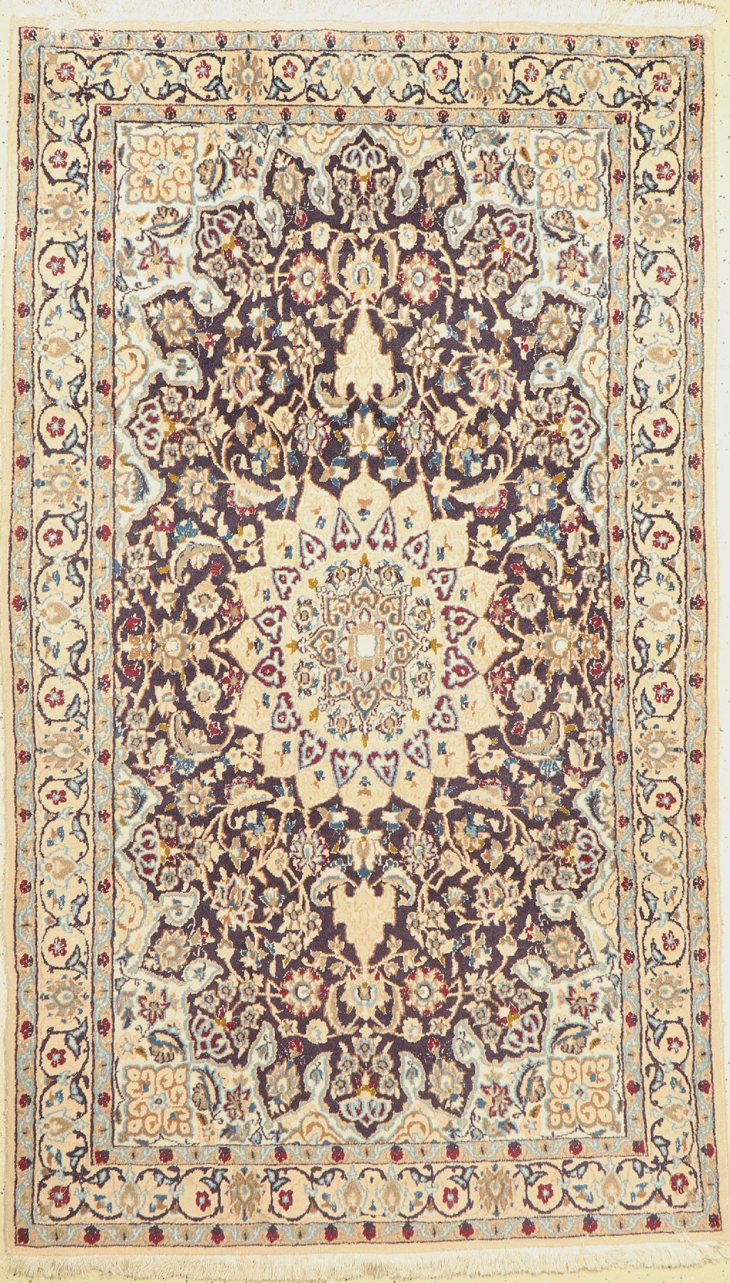 Nain, Persien, ca. 40 Jahre, Wolle auf Baumwolle, ca. 210 x 123 cm, EHZ: 2